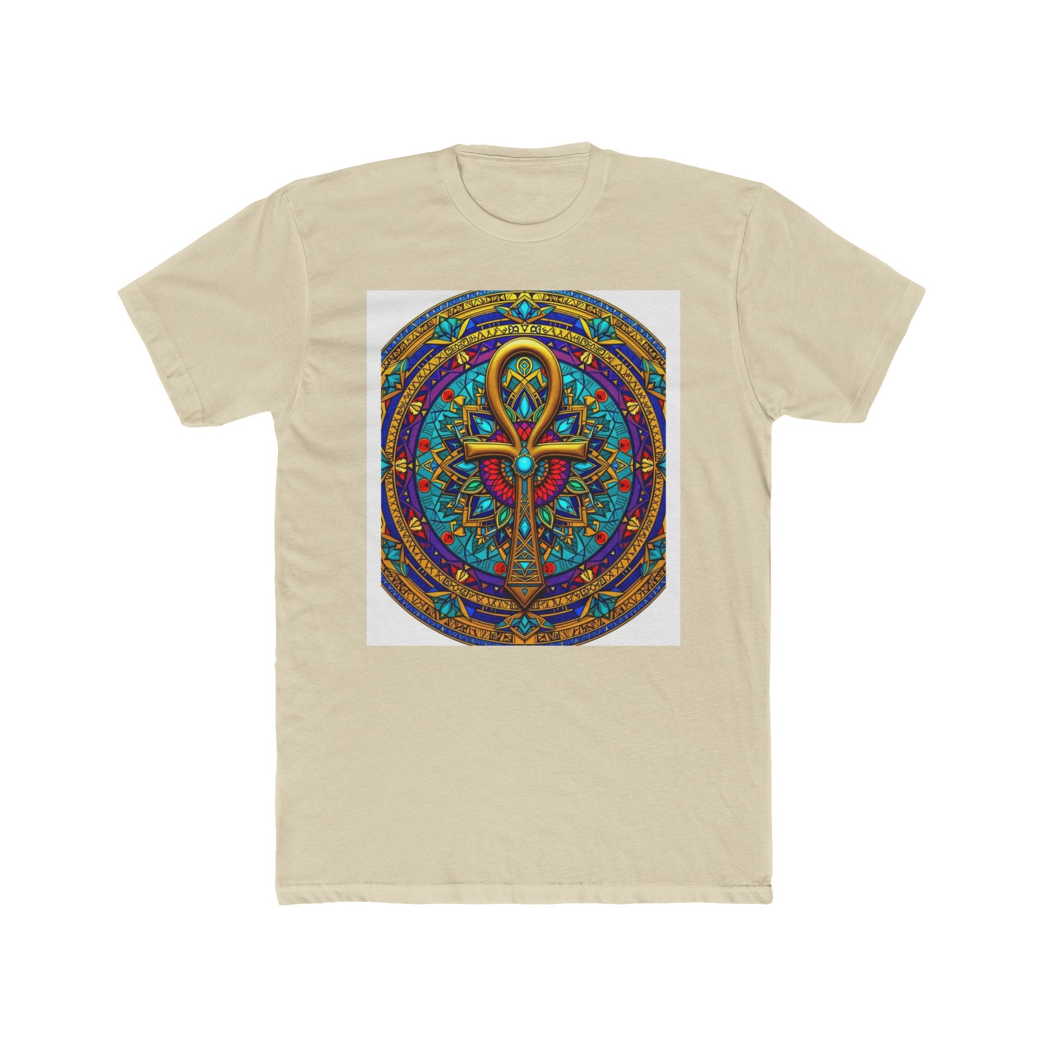 Mandala Ankh Colored - T-shirt