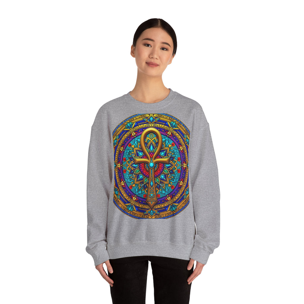 Mandala Ankh COLORED - Sweatshirt