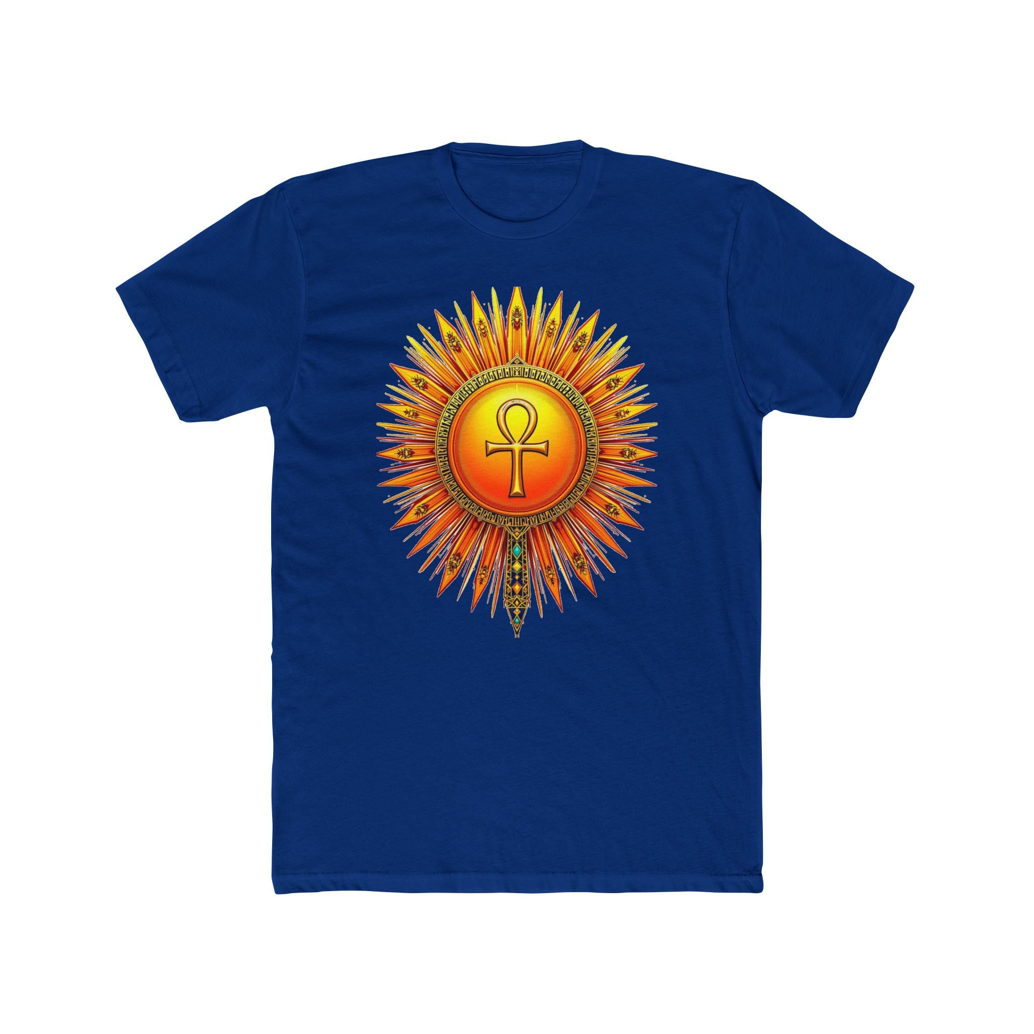Sun Rays Ankh Colored - T-shirt