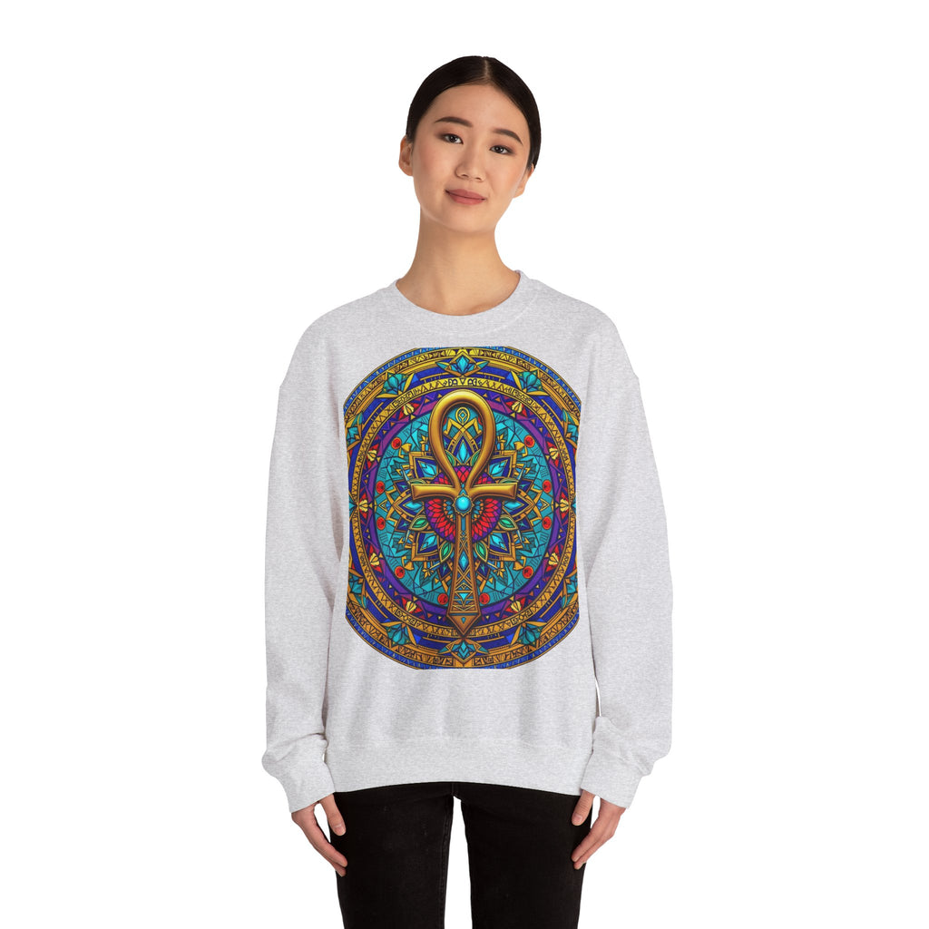 Mandala Ankh COLORED - Sweatshirt