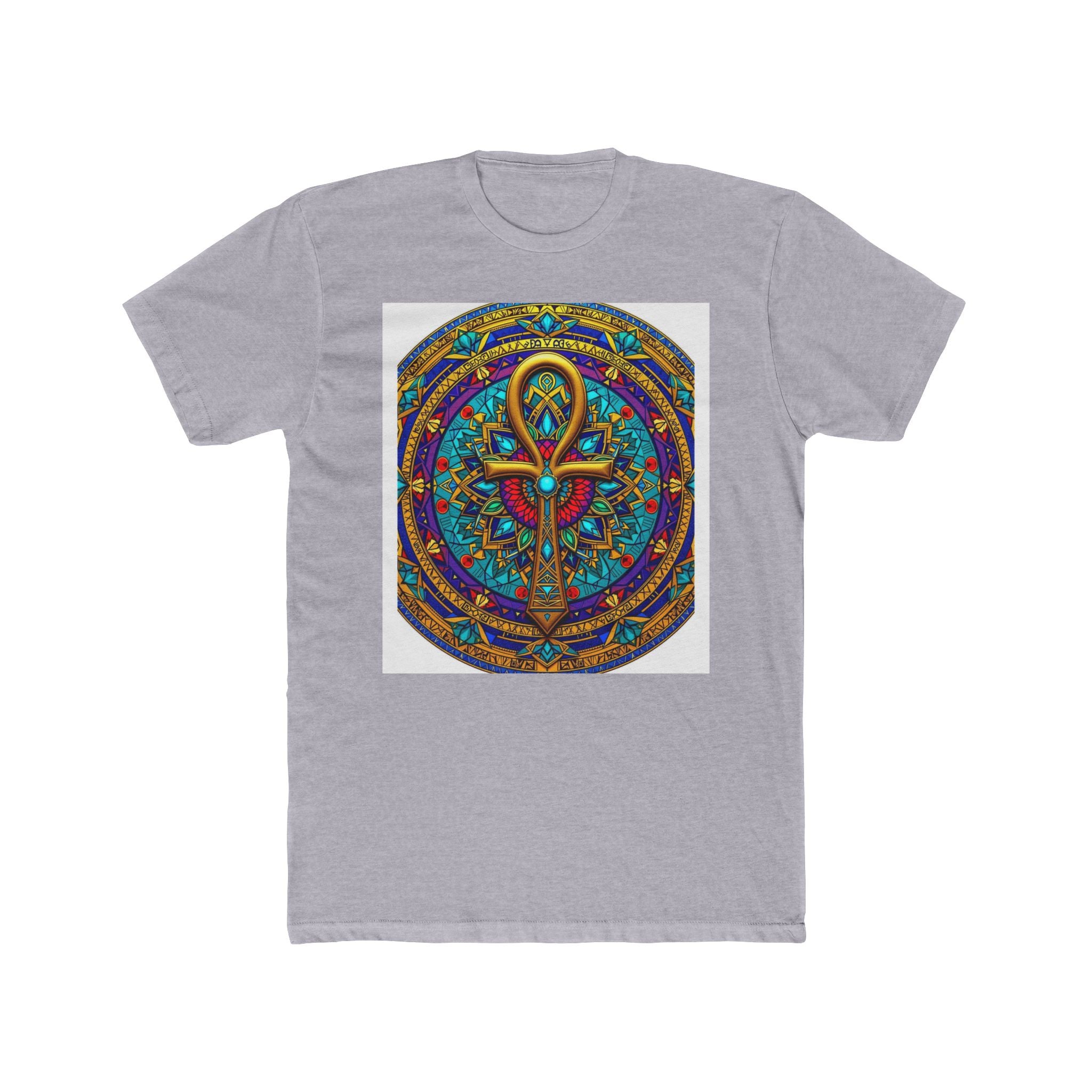 Mandala Ankh Colored - T-shirt