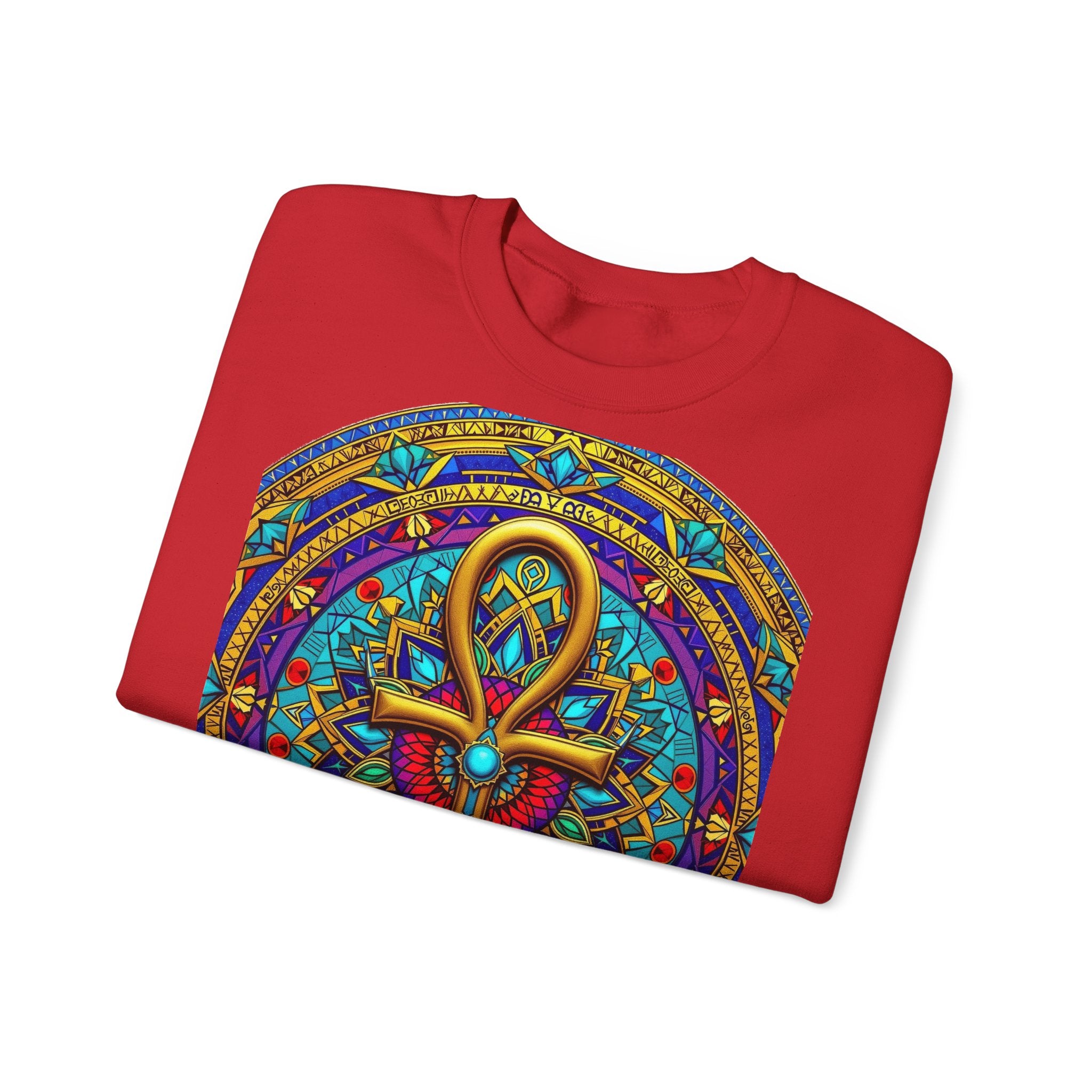 Mandala Ankh COLORED - Sweatshirt