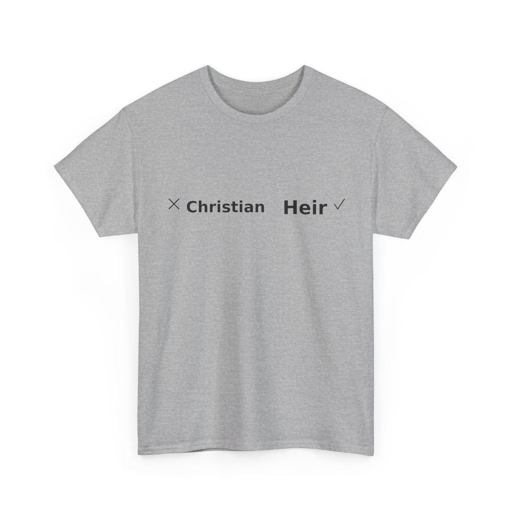 Christian Vs Heir - Visual Statement T-shirt