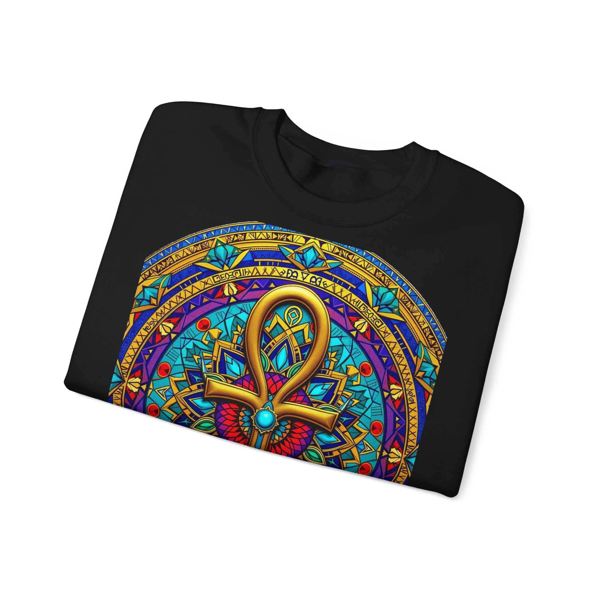 Mandala Ankh COLORED - Sweatshirt