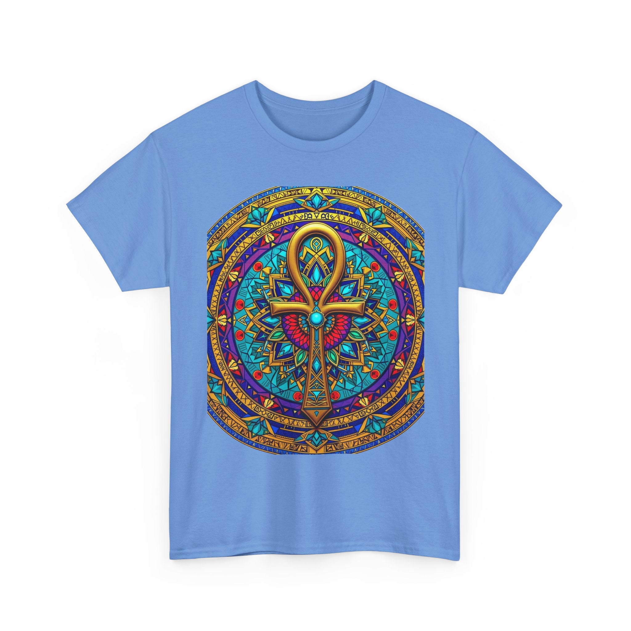 Mandala Ankh COLORED - T-Shirt