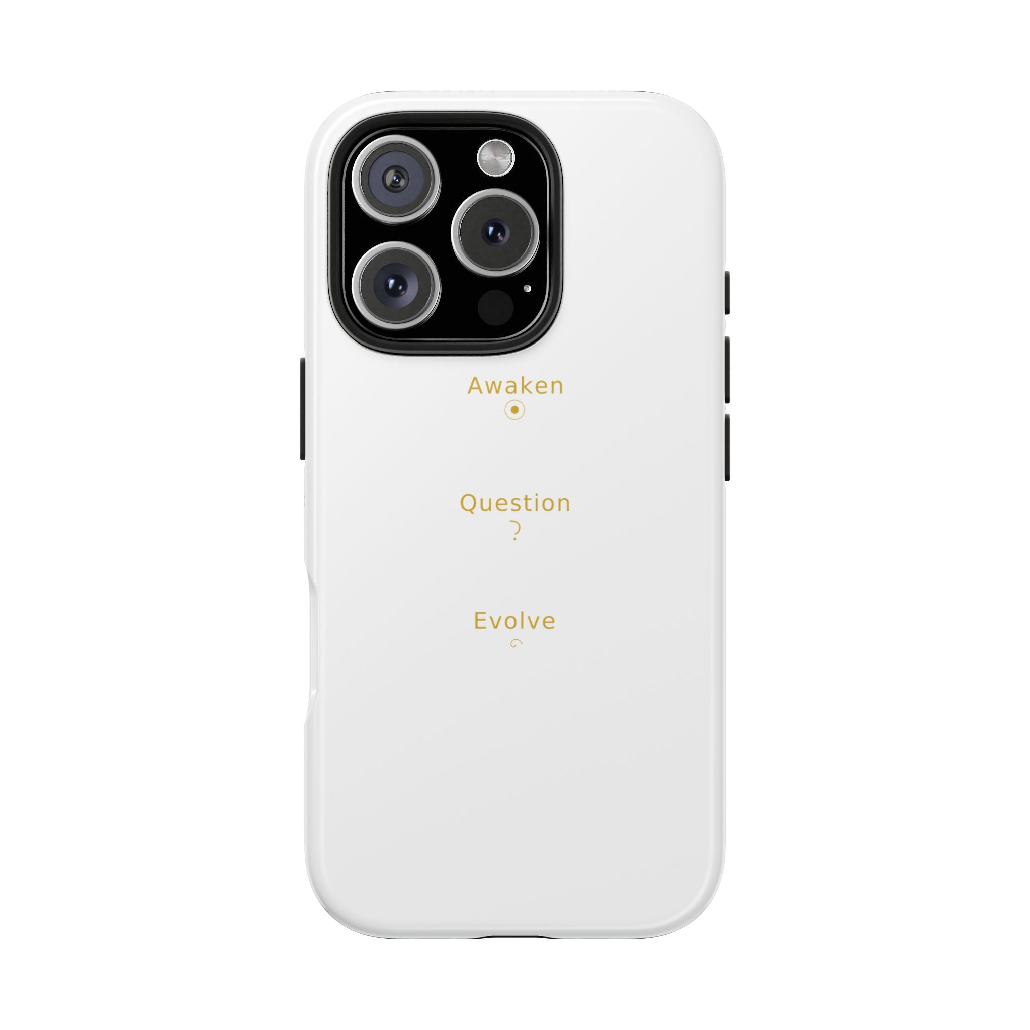 Awaken Question Evolve - Phone Case