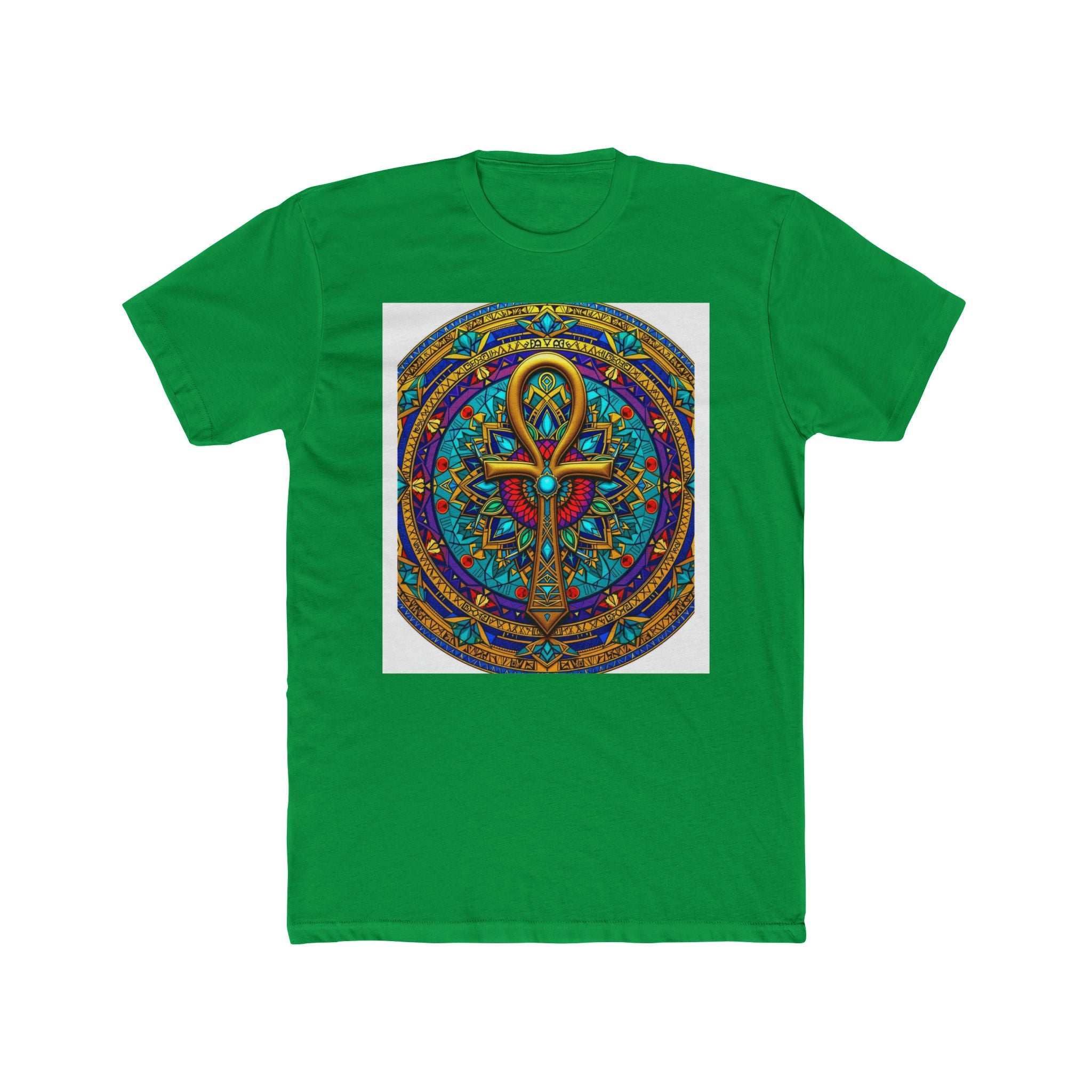 Mandala Ankh Colored - T-shirt