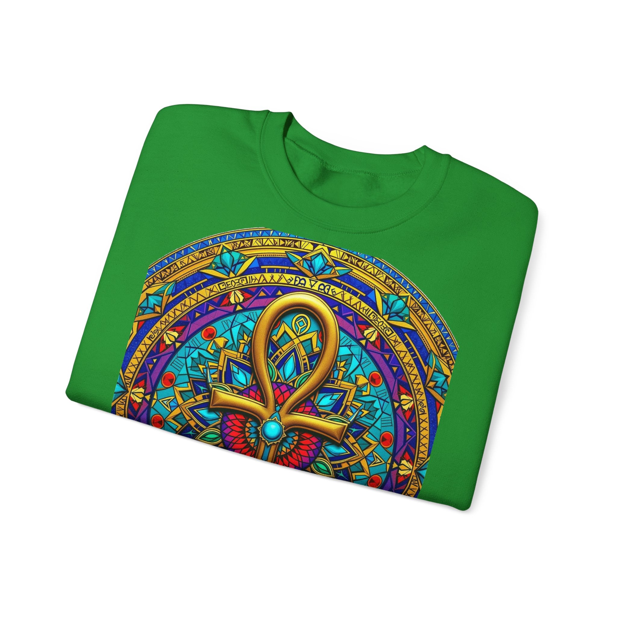 Mandala Ankh COLORED - Sweatshirt