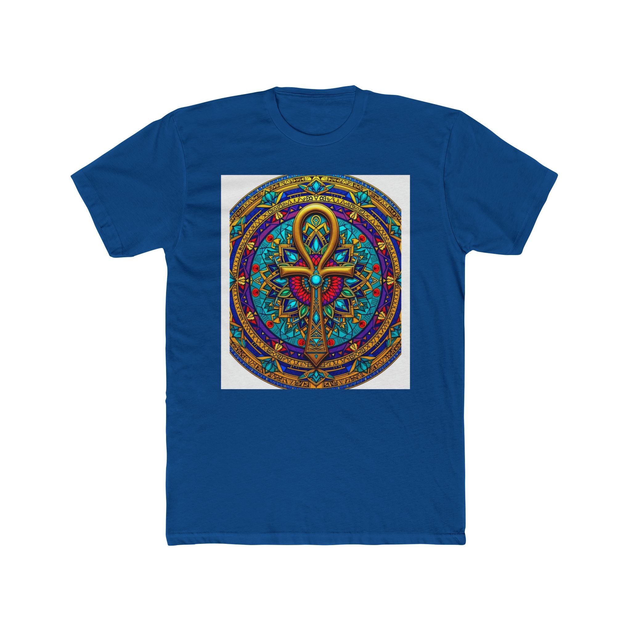 Mandala Ankh Colored - T-shirt