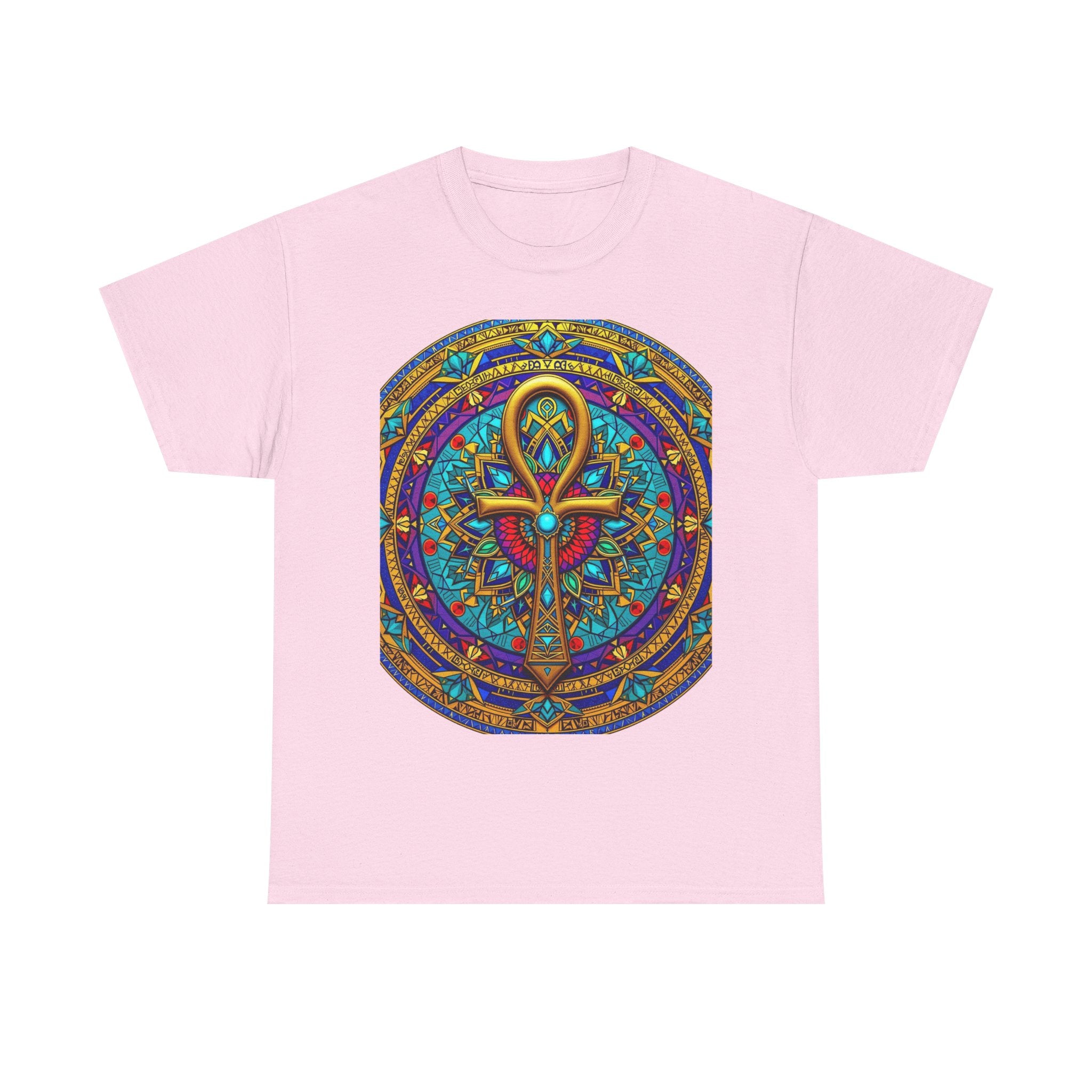 Mandala Ankh COLORED - T-Shirt