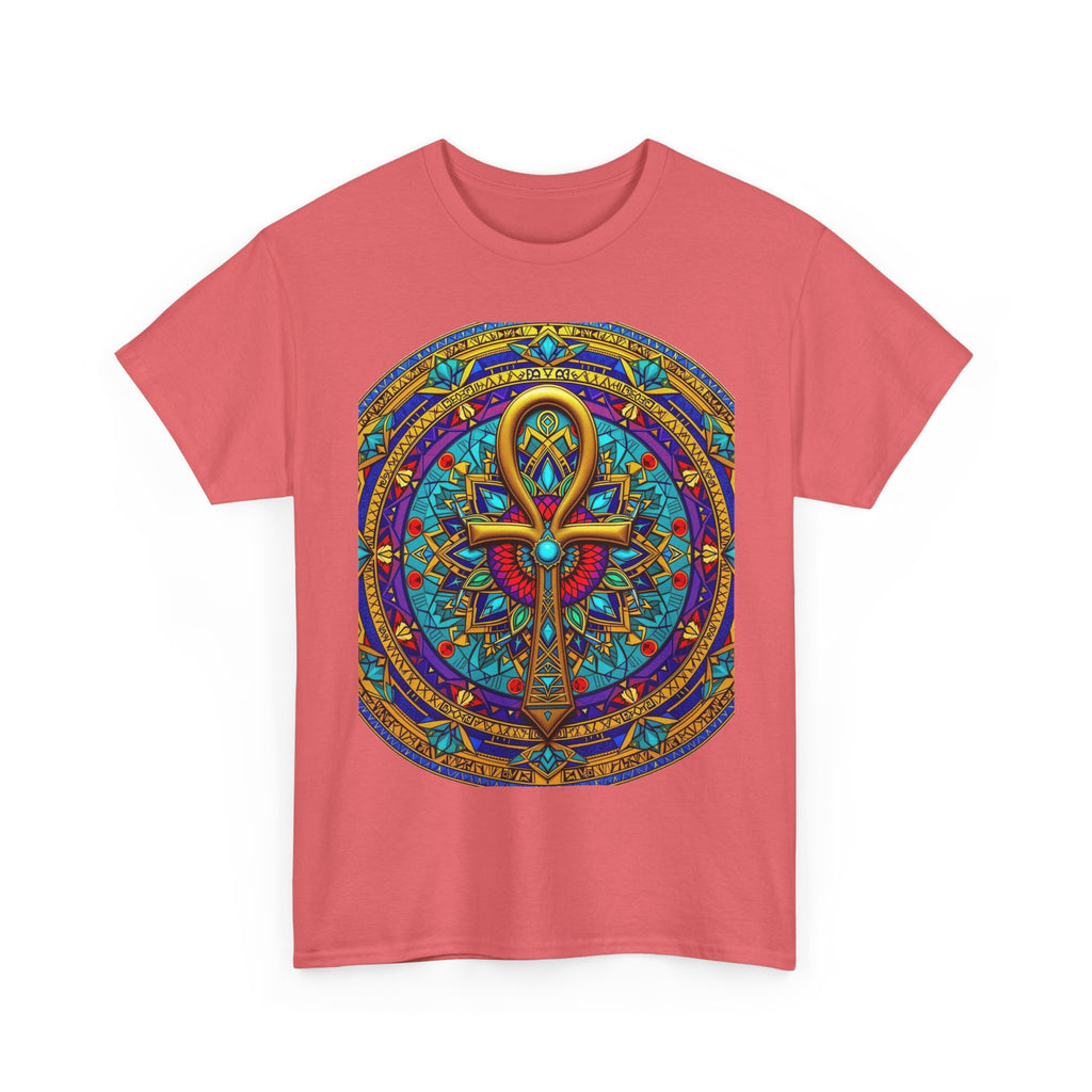 Mandala Ankh COLORED - T-Shirt