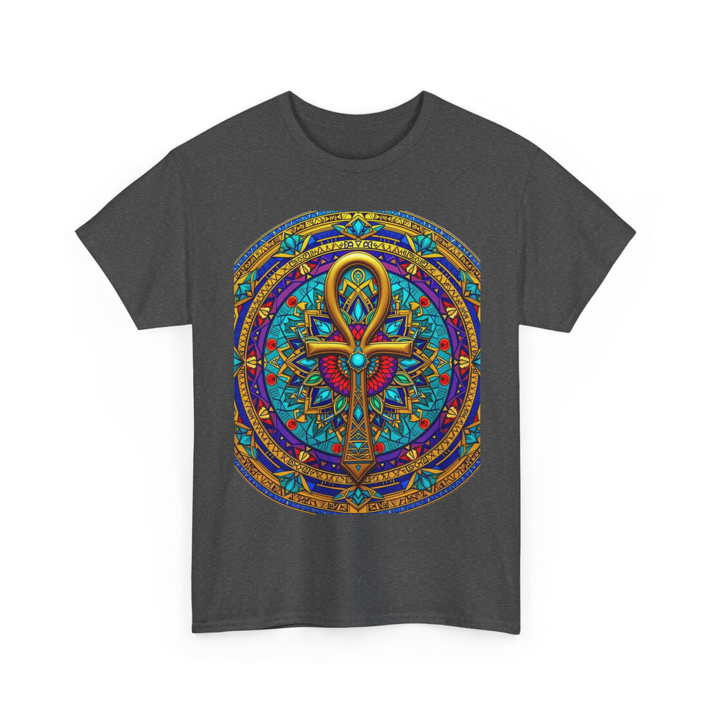 Mandala Ankh COLORED - T-Shirt