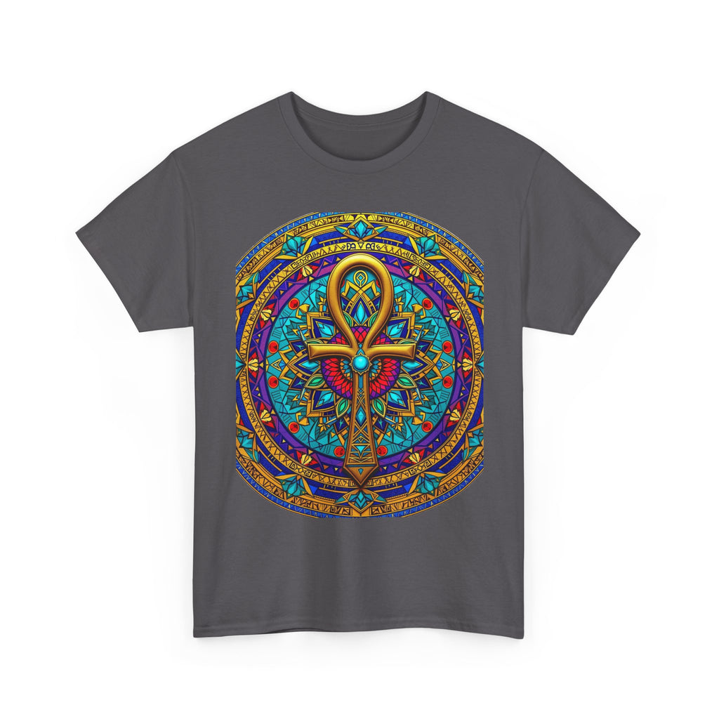 Mandala Ankh COLORED - T-Shirt