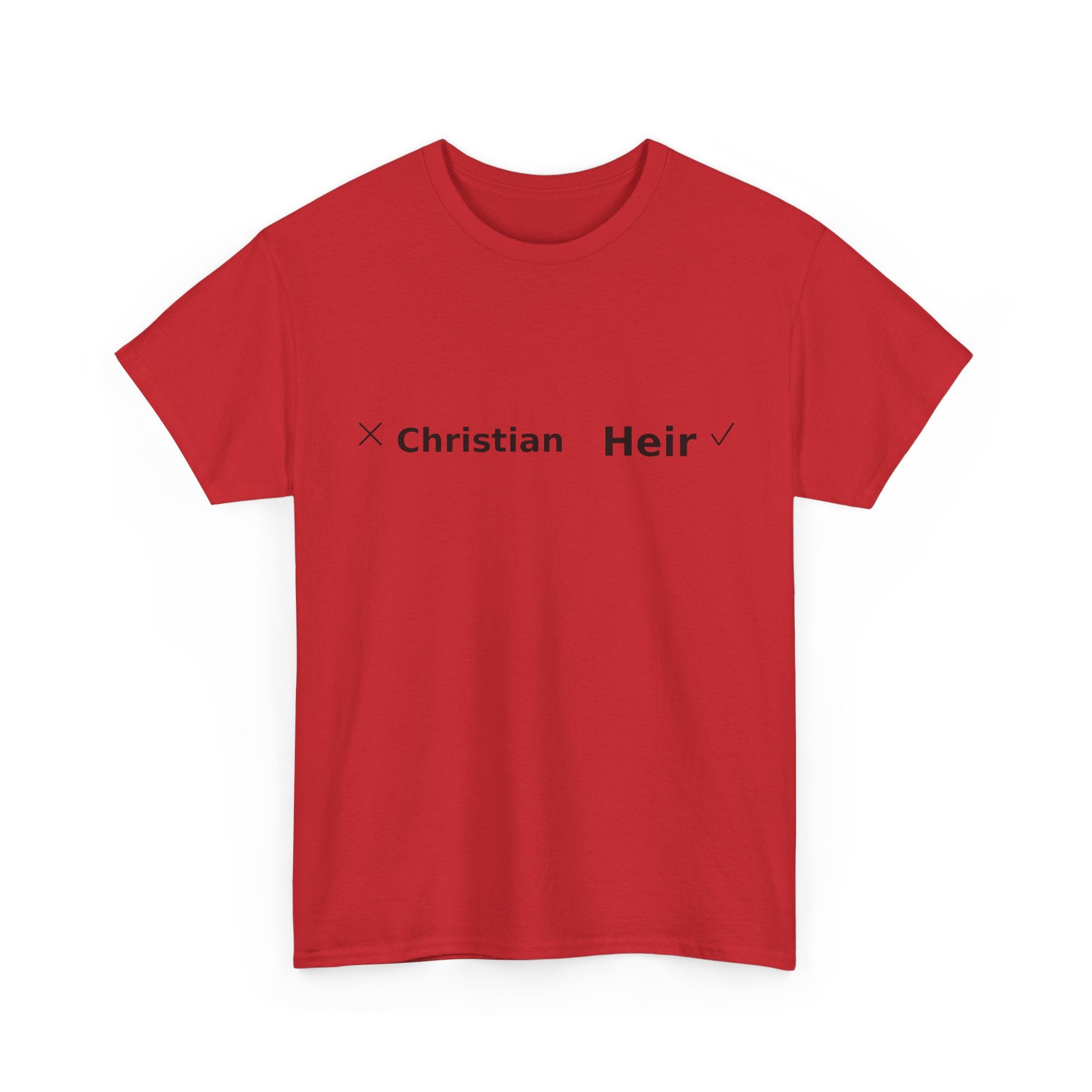 Christian Vs Heir - Visual Statement T-shirt