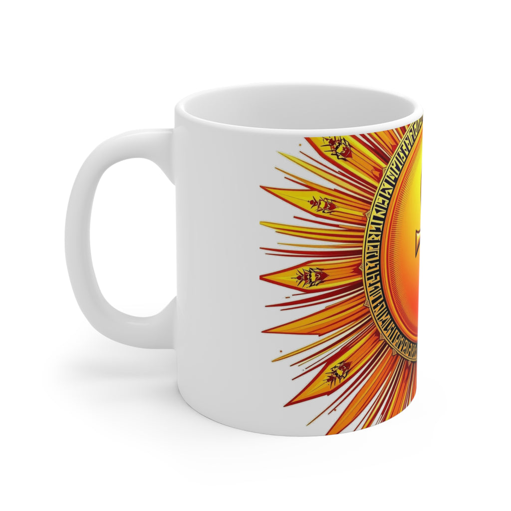 Sun Rays Ankh Colored - Mug