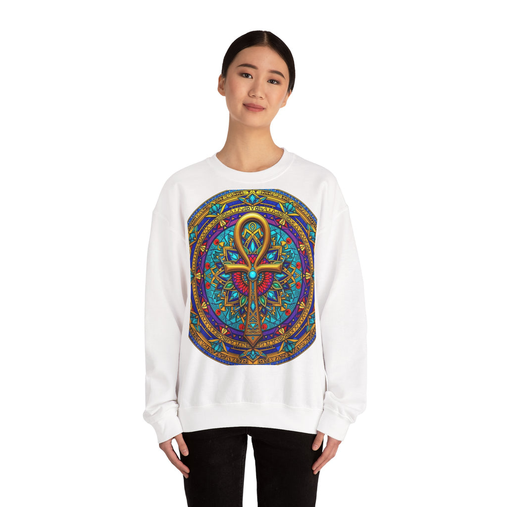 Mandala Ankh COLORED - Sweatshirt