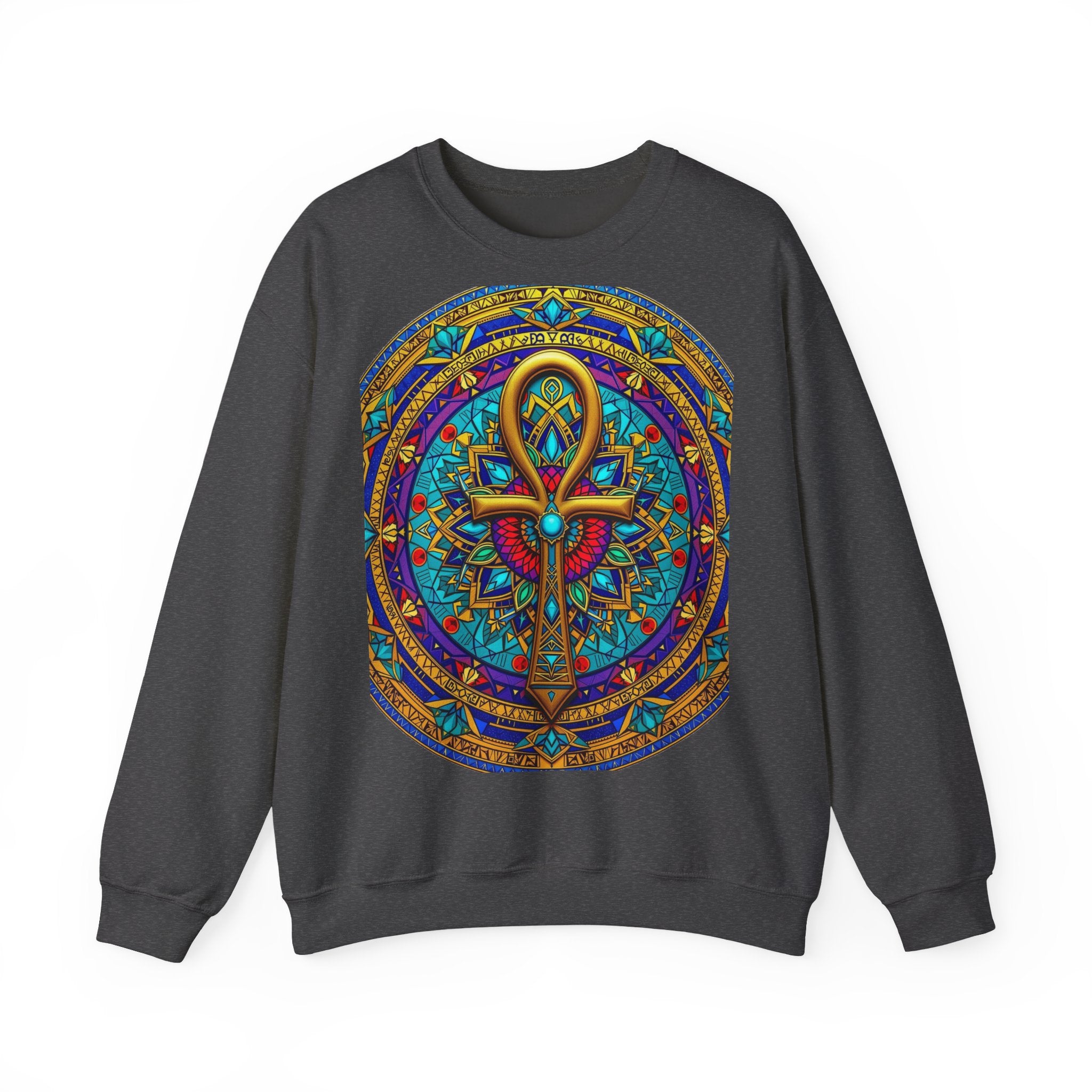 Mandala Ankh COLORED - Sweatshirt