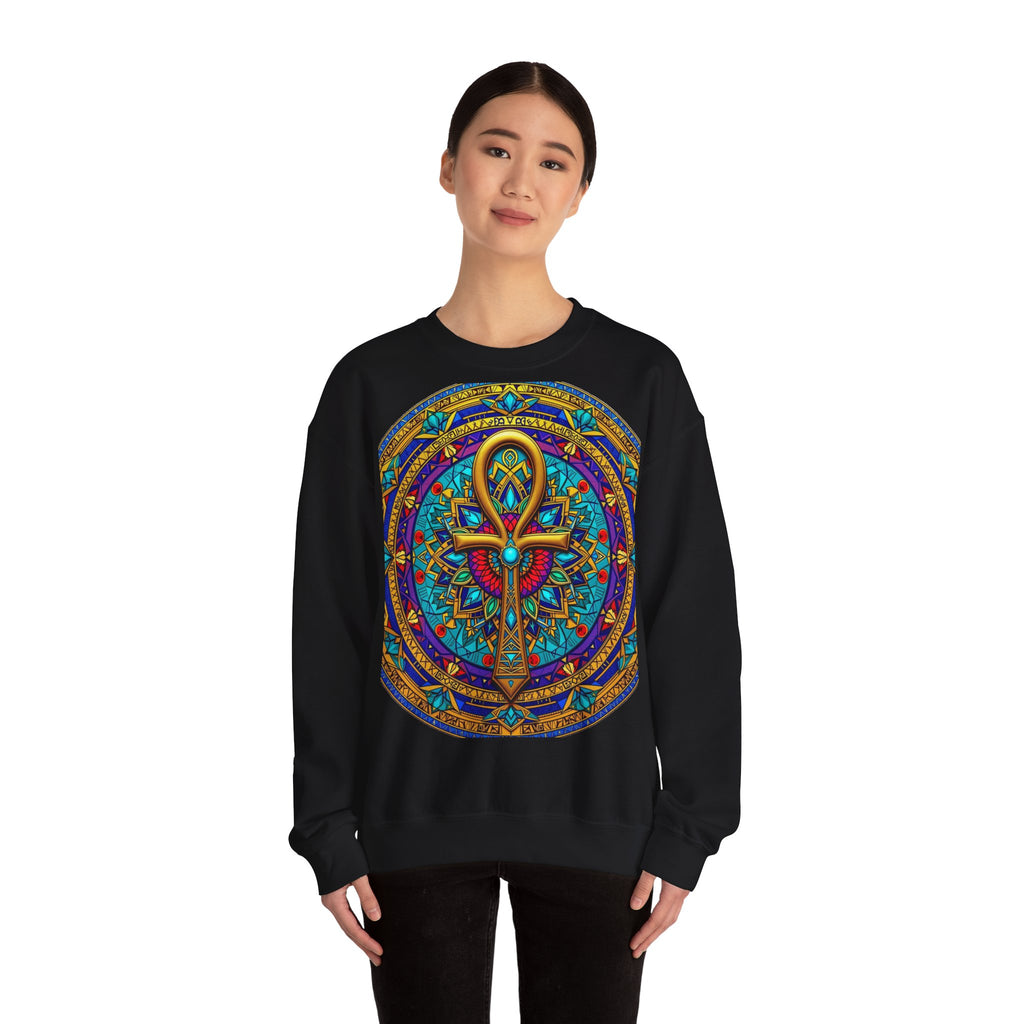 Mandala Ankh COLORED - Sweatshirt