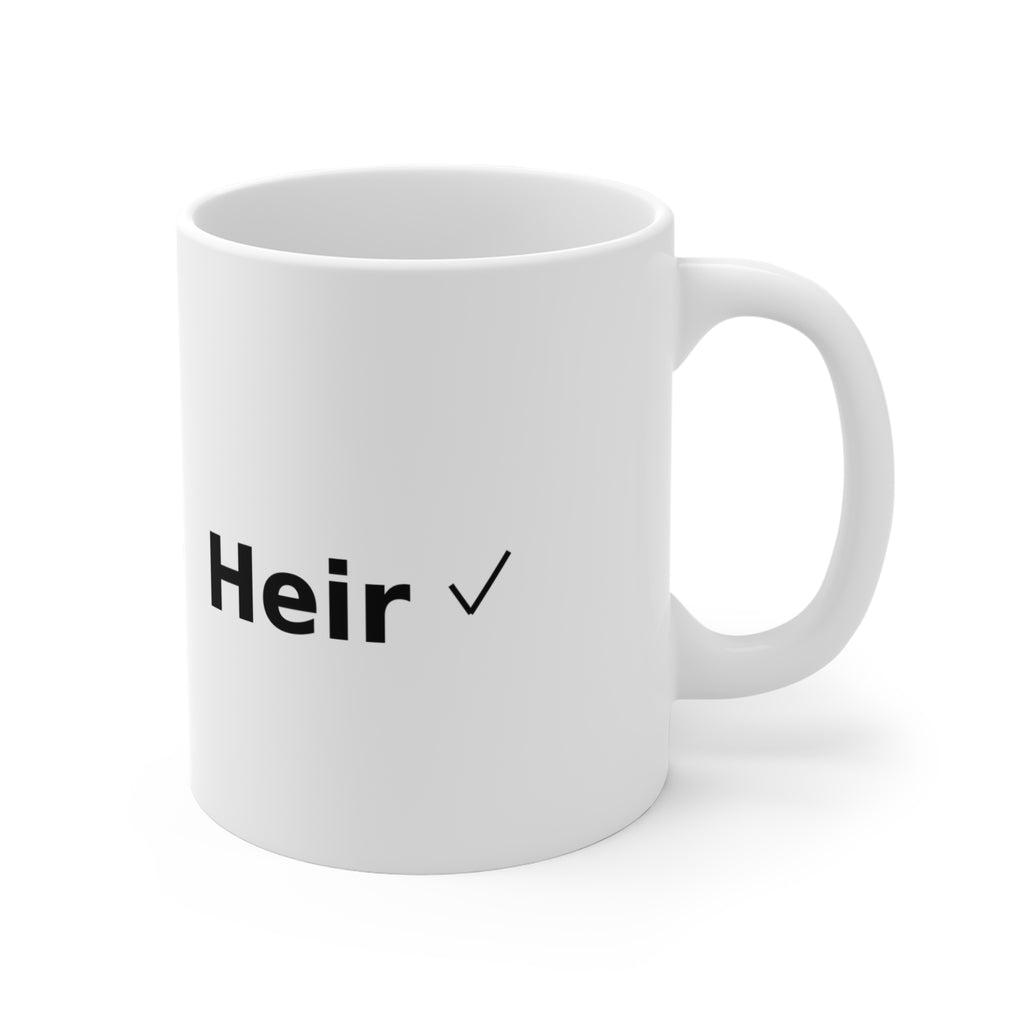 Christian Vs Heir - Visual Statement Mug