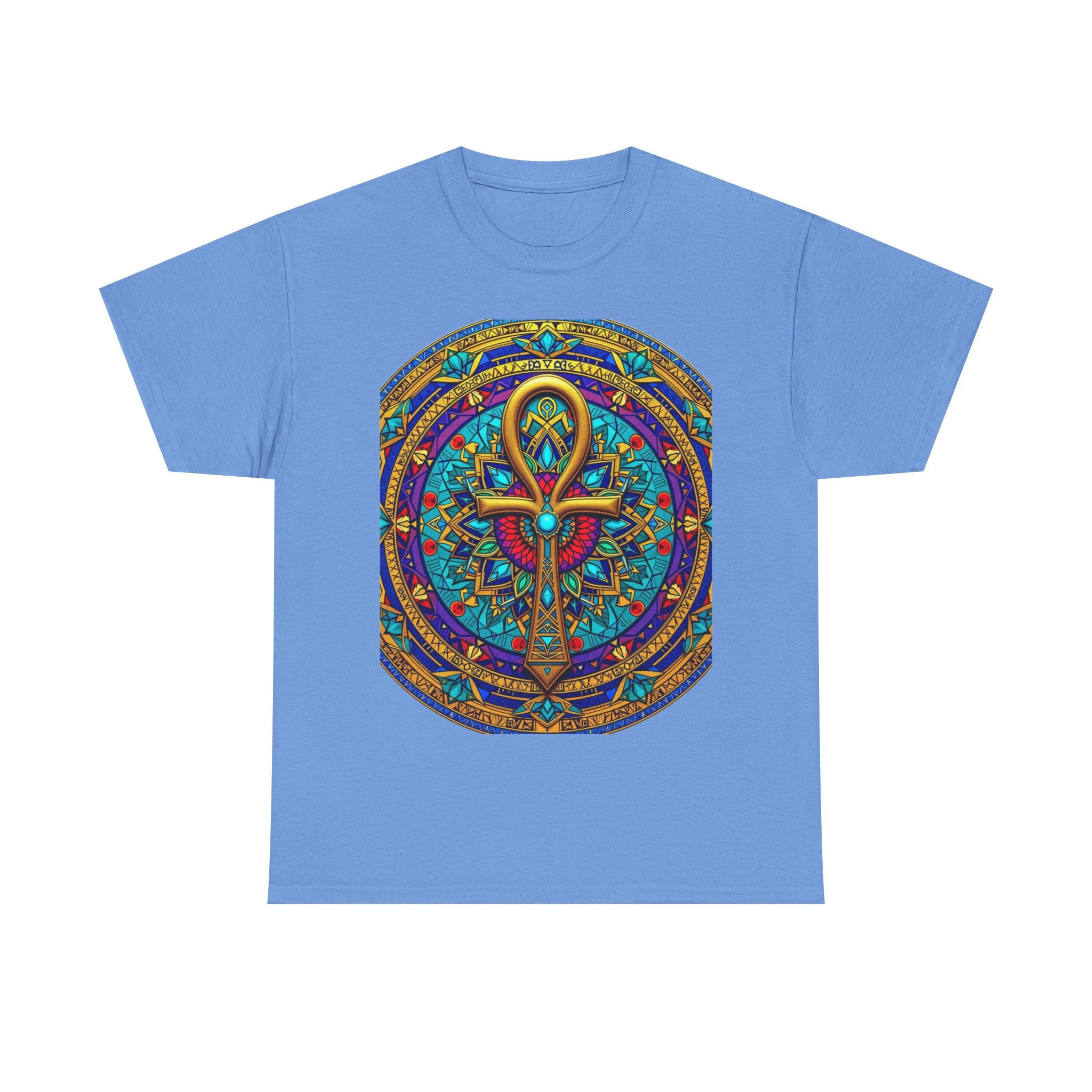 Mandala Ankh COLORED - T-Shirt
