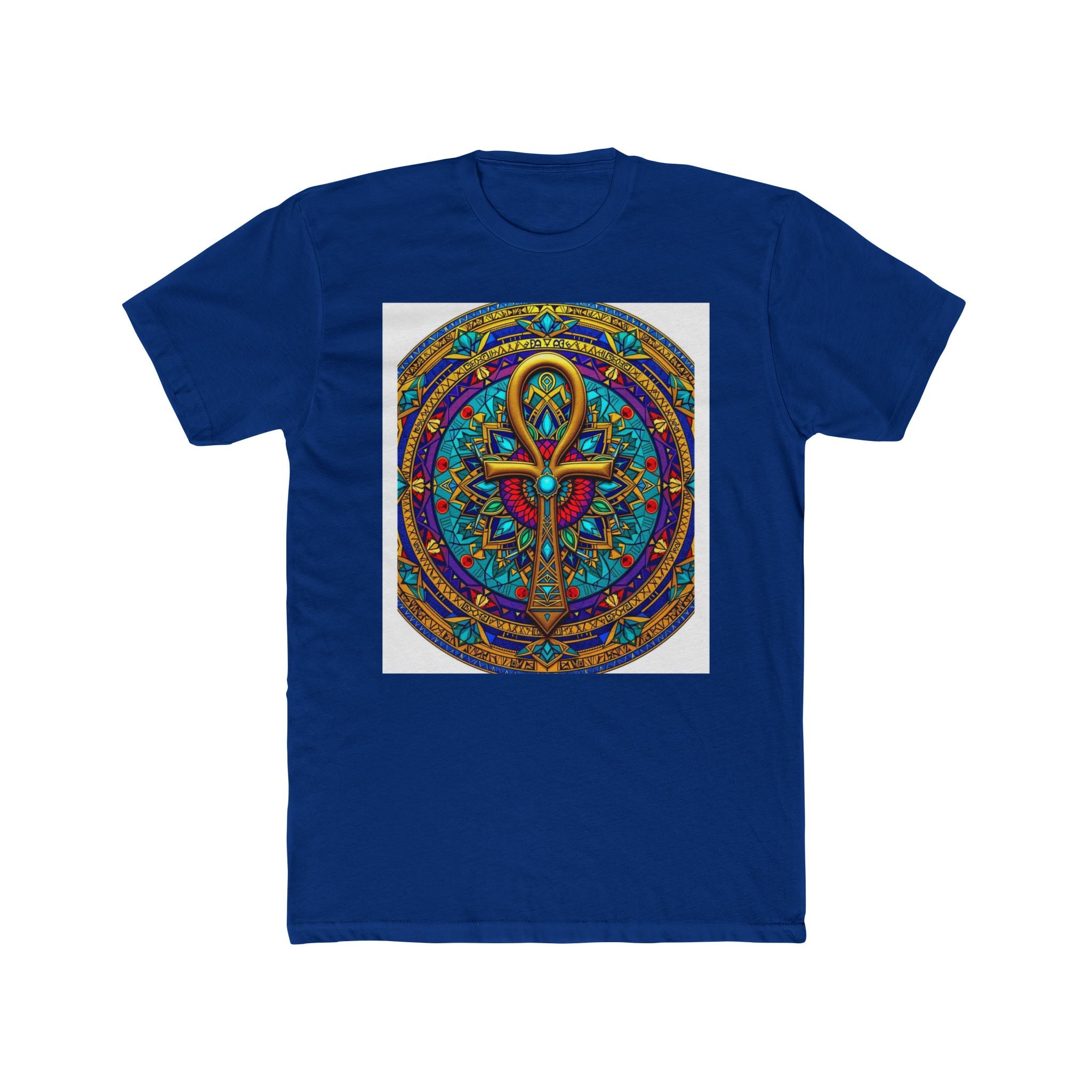 Mandala Ankh Colored - T-shirt