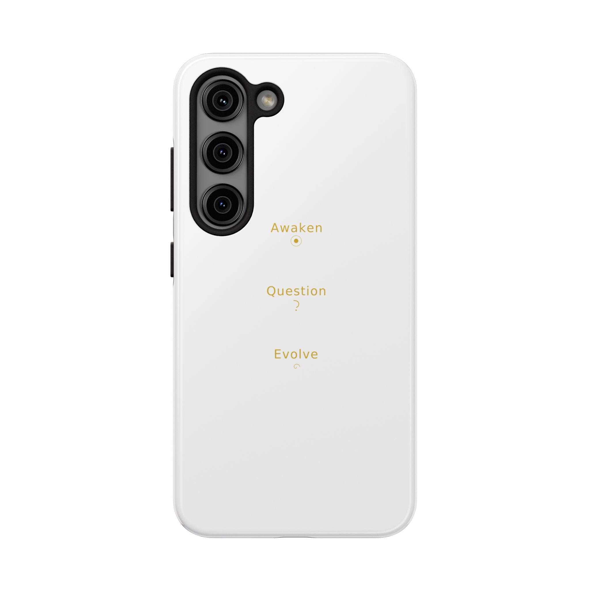 Awaken Question Evolve - Phone Case