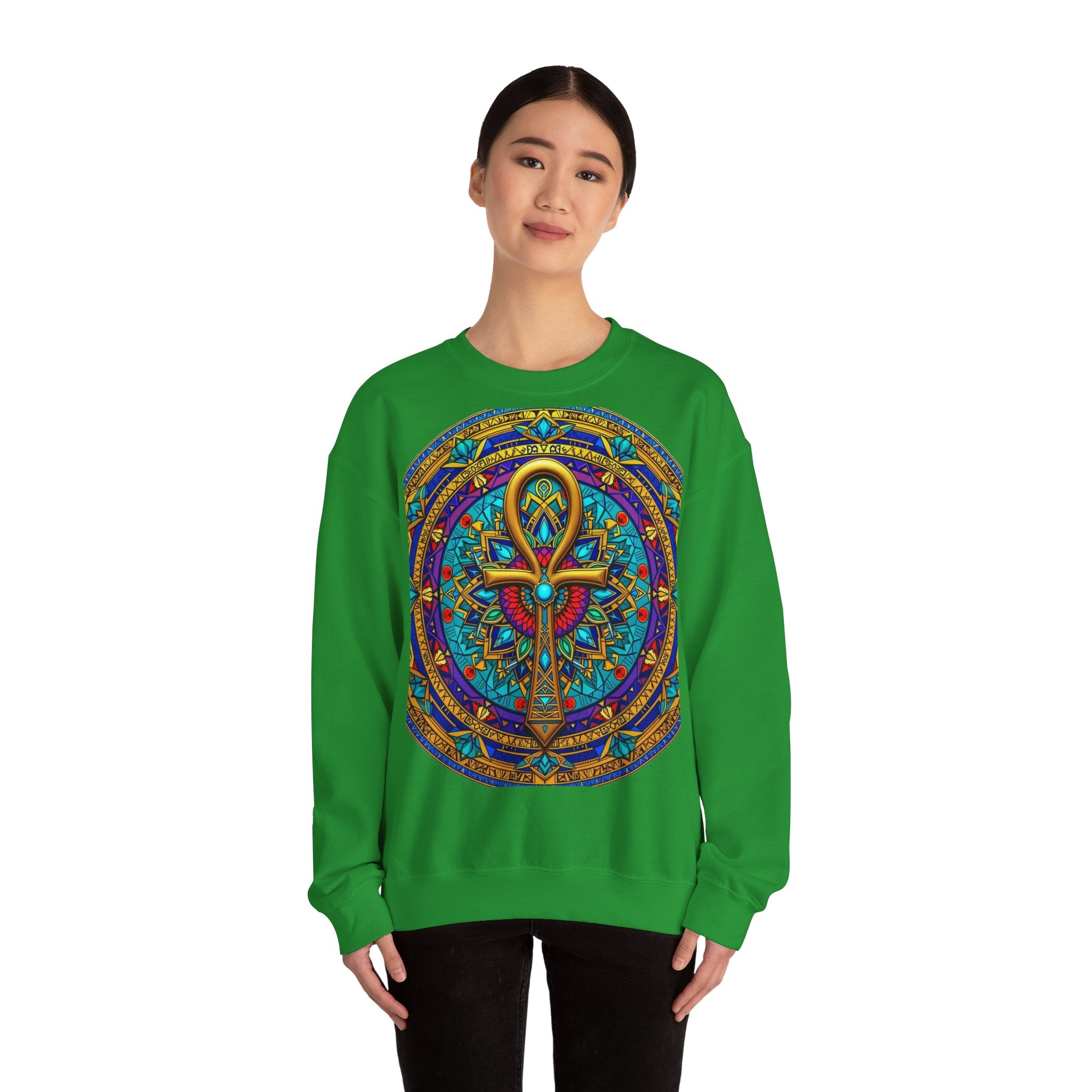 Mandala Ankh COLORED - Sweatshirt