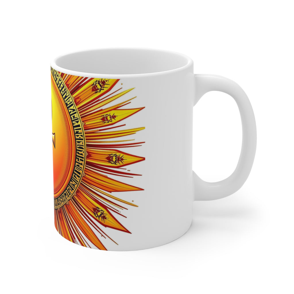 Sun Rays Ankh Colored - Mug