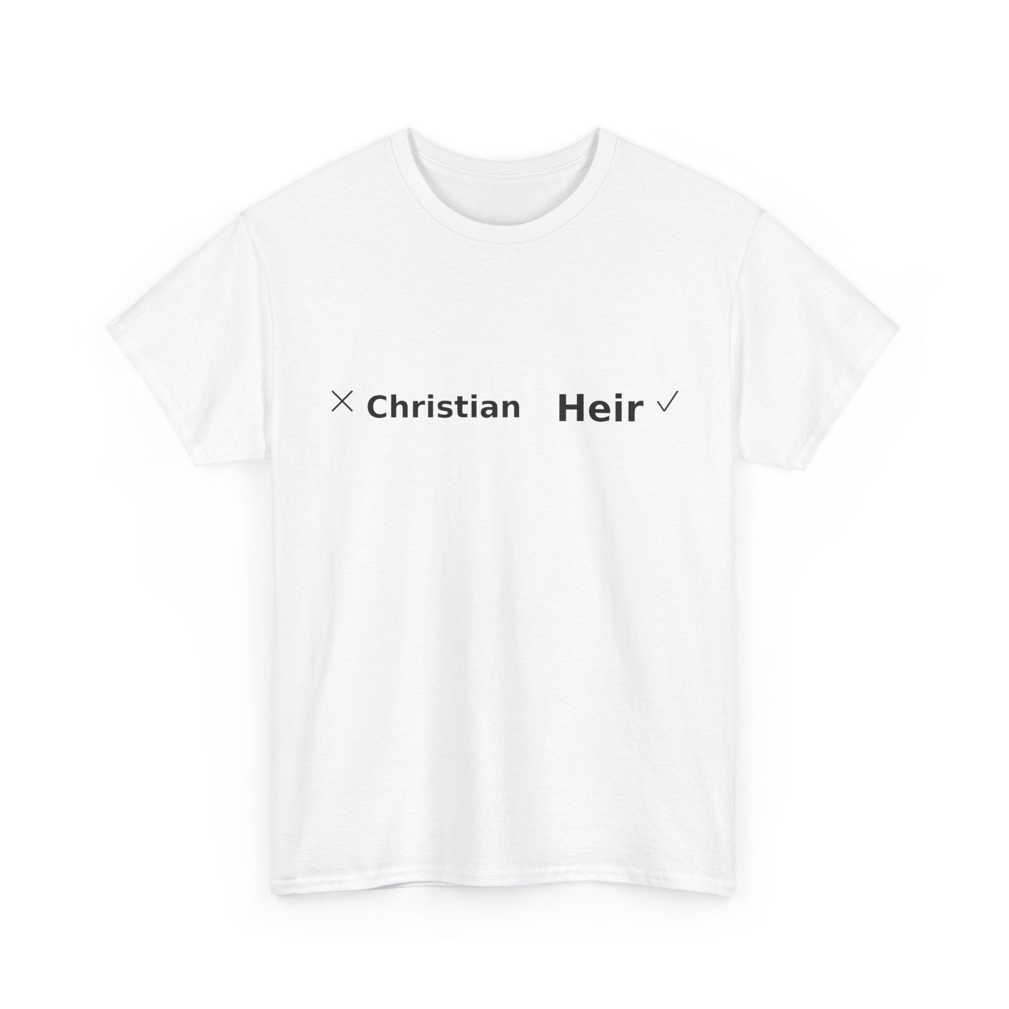 Christian Vs Heir - Visual Statement T-shirt