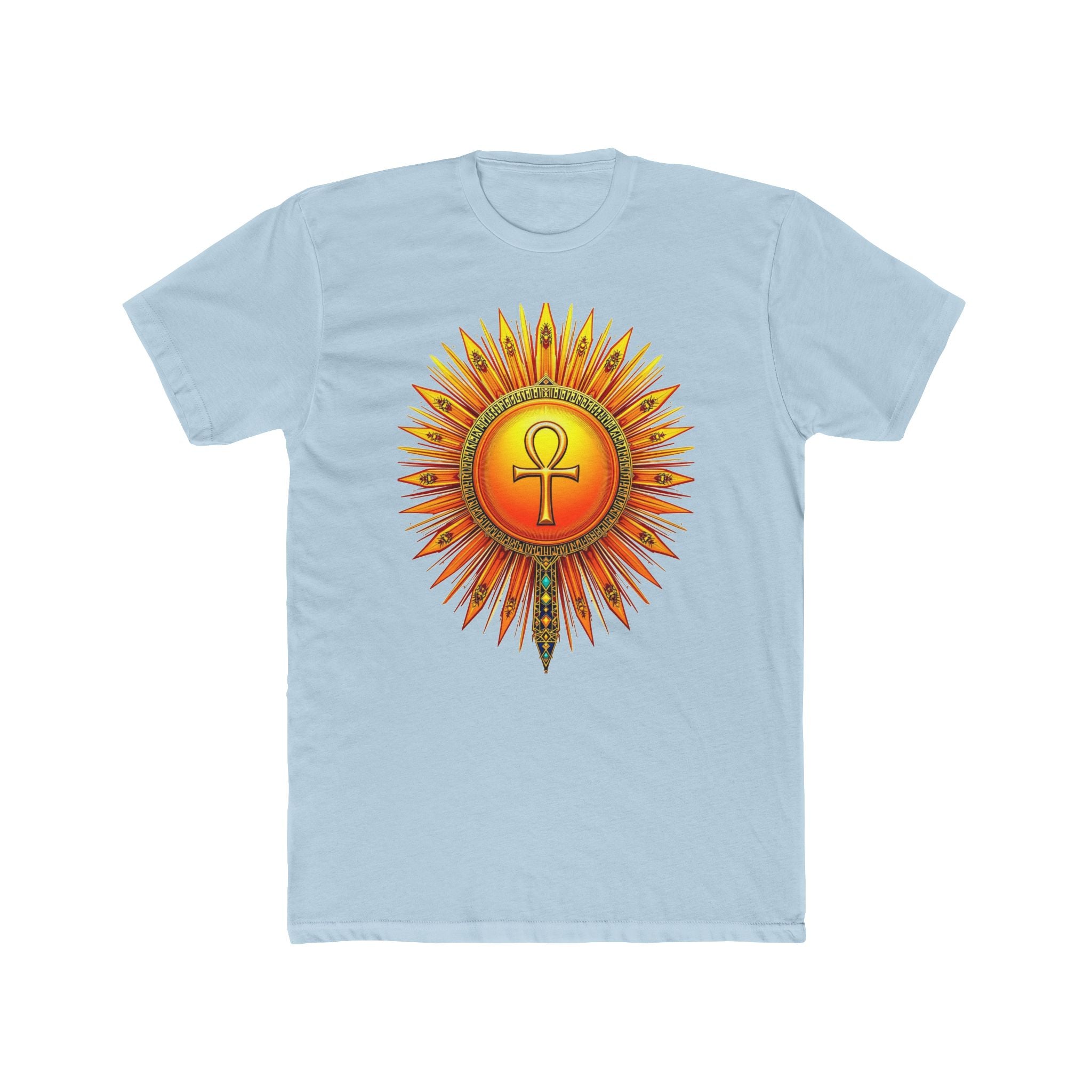 Sun Rays Ankh Colored - T-shirt