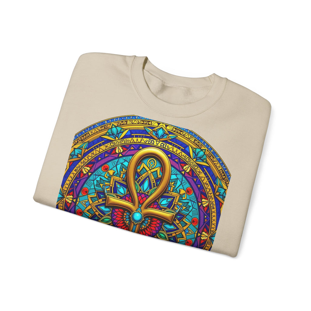 Mandala Ankh COLORED - Sweatshirt