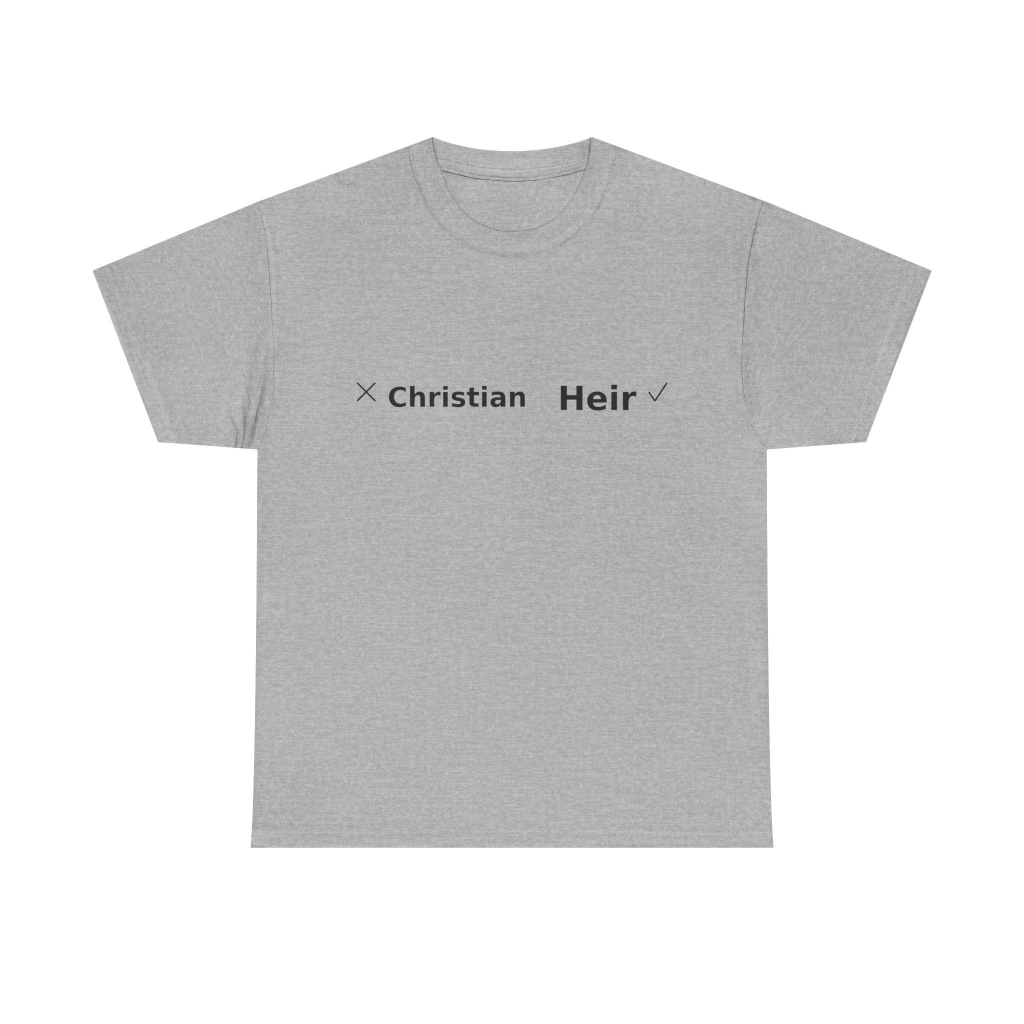 Christian Vs Heir - Visual Statement T-shirt