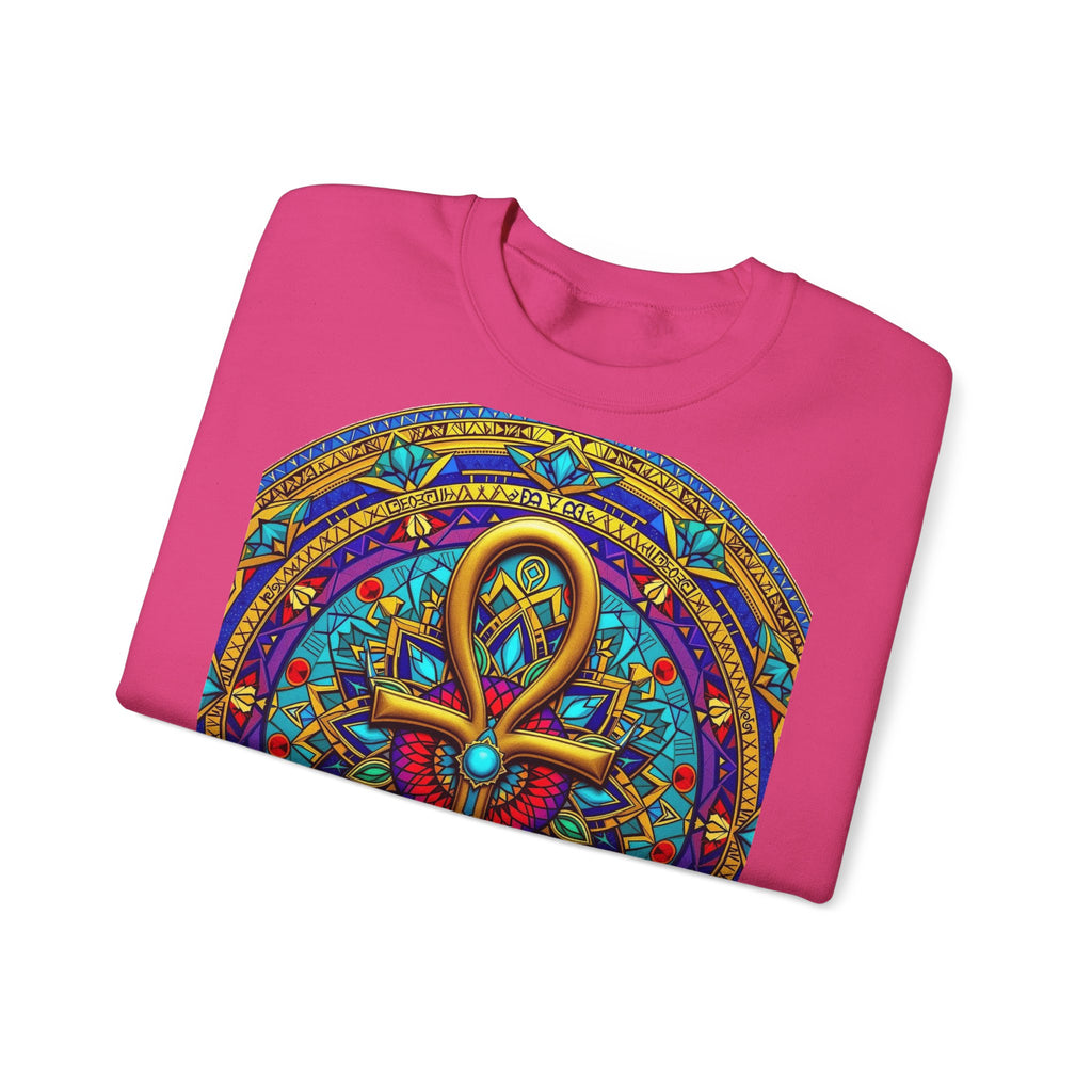 Mandala Ankh COLORED - Sweatshirt