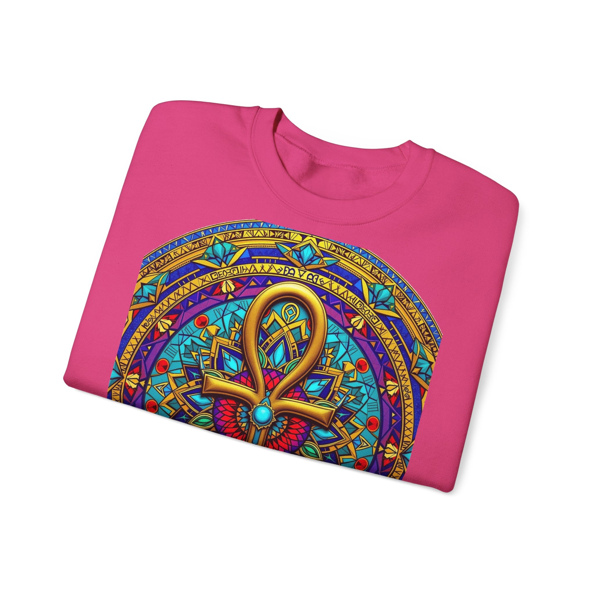 Mandala Ankh COLORED - Sweatshirt