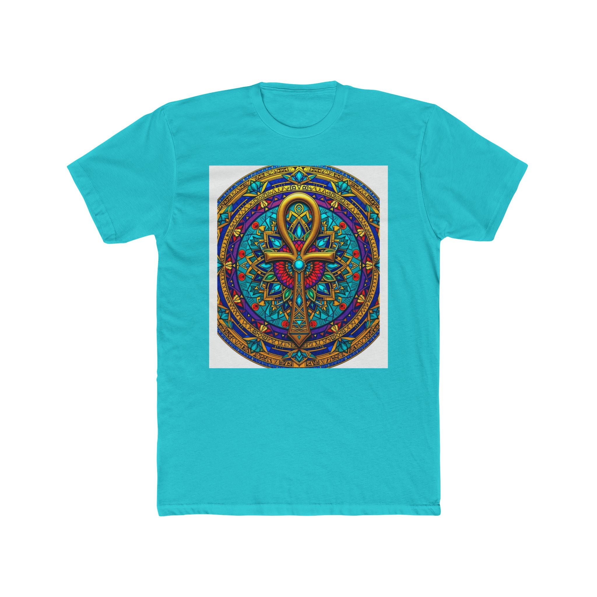 Mandala Ankh Colored - T-shirt
