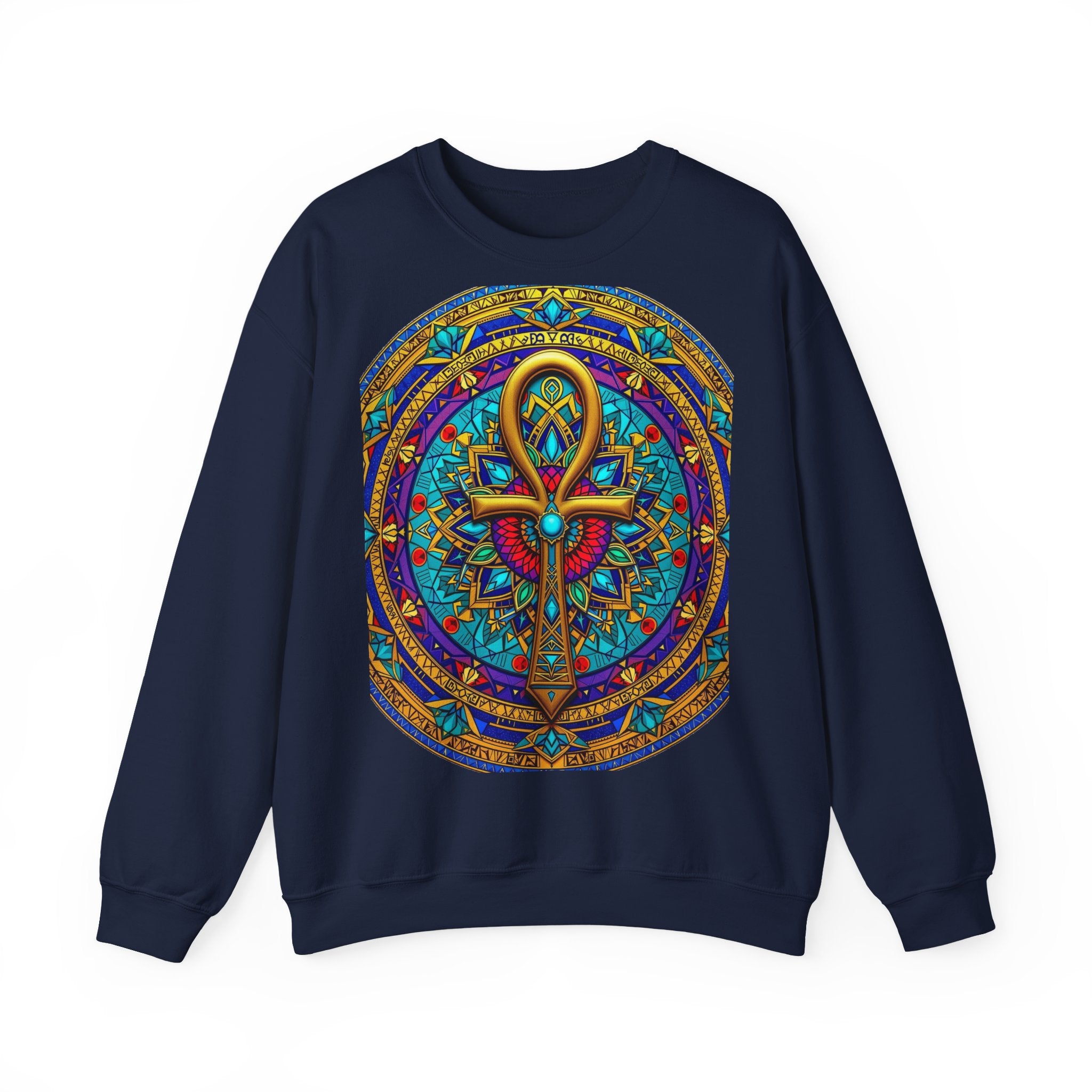 Mandala Ankh COLORED - Sweatshirt