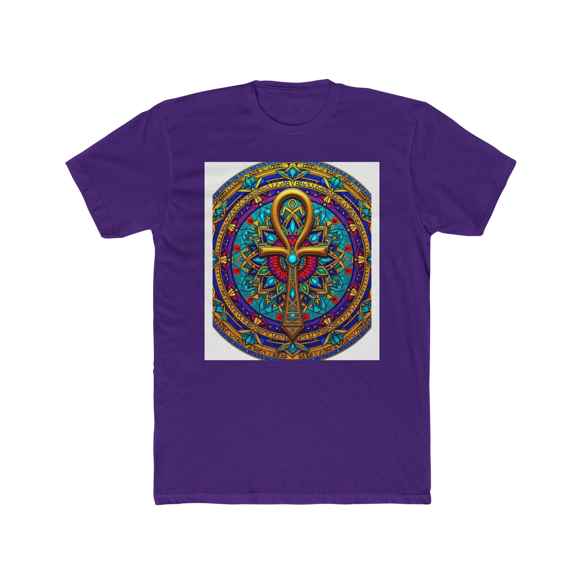 Mandala Ankh Colored - T-shirt