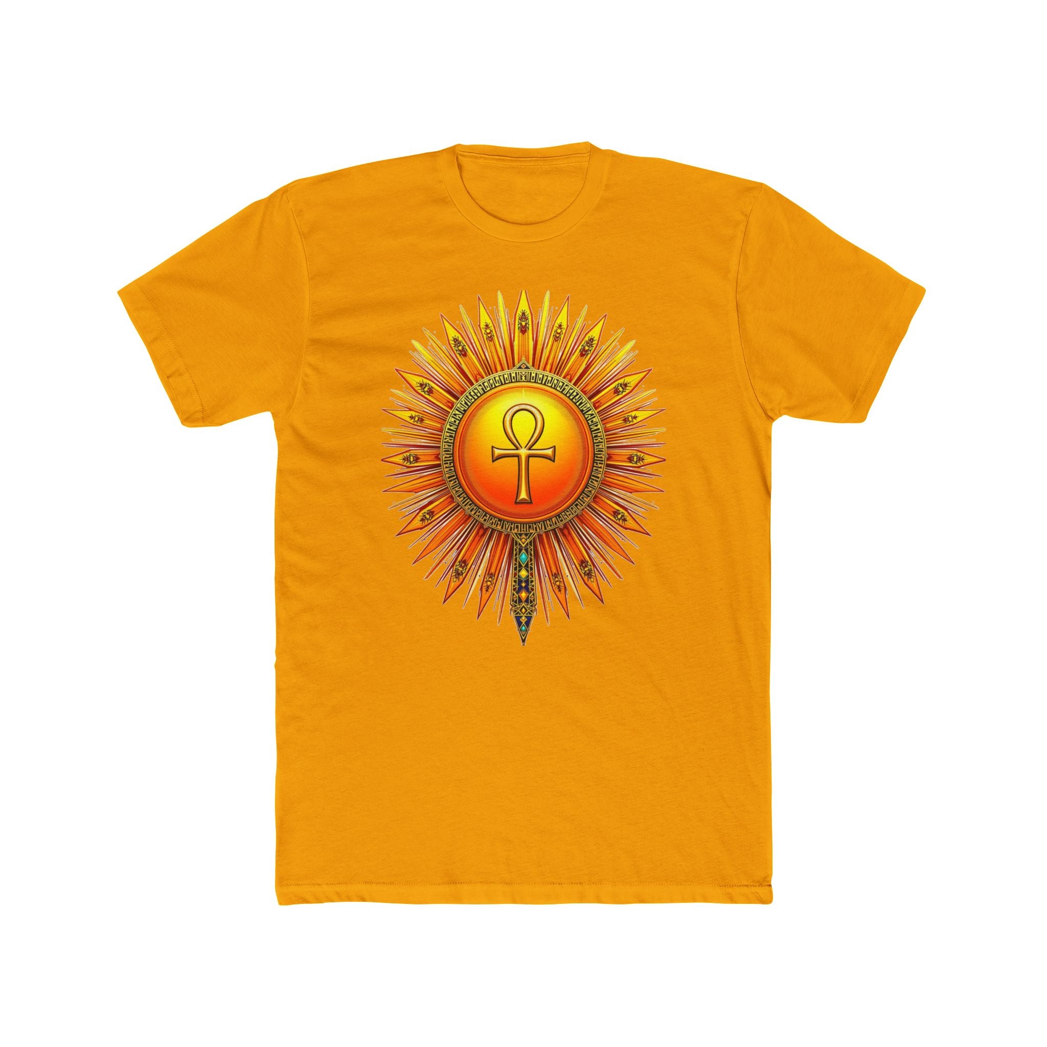 Sun Rays Ankh Colored - T-shirt
