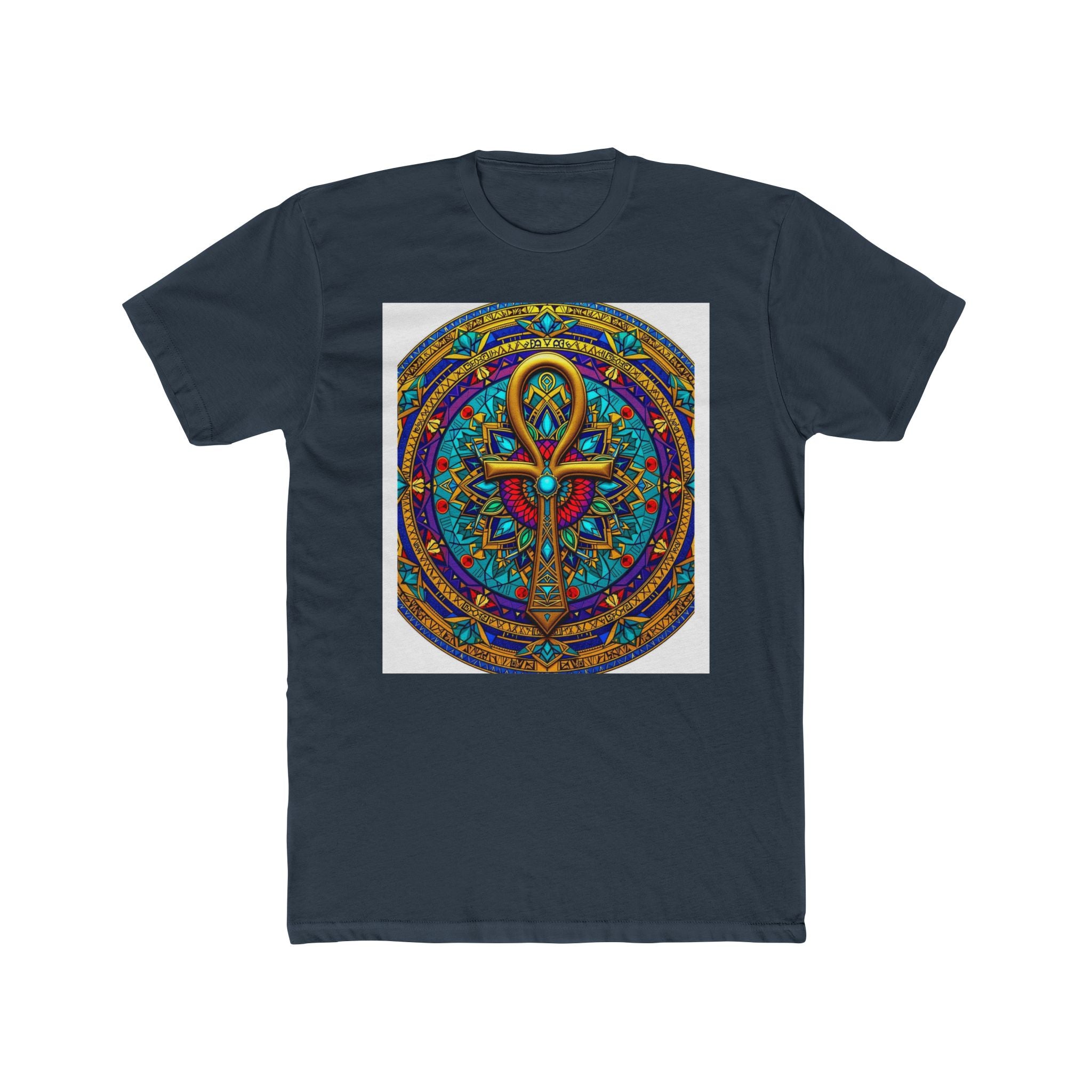 Mandala Ankh Colored - T-shirt