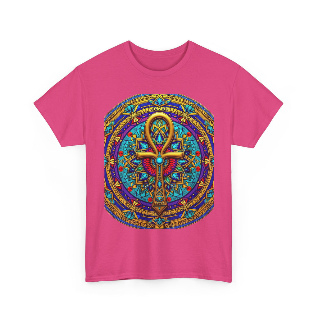 Mandala Ankh COLORED - T-Shirt