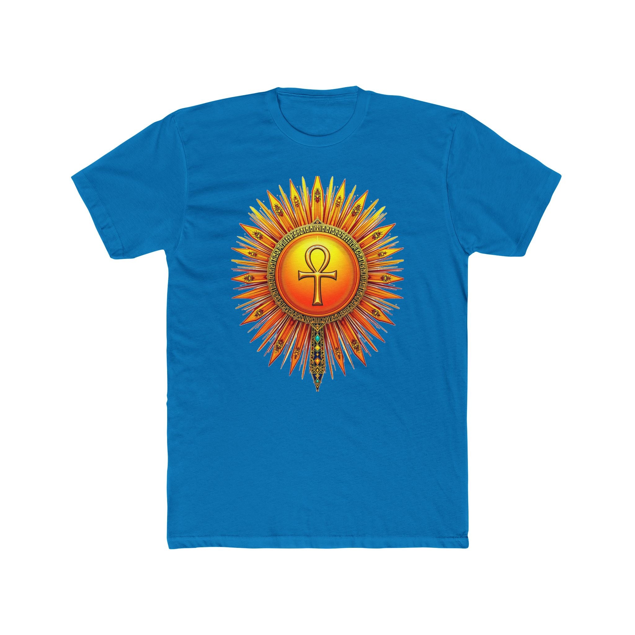 Sun Rays Ankh Colored - T-shirt