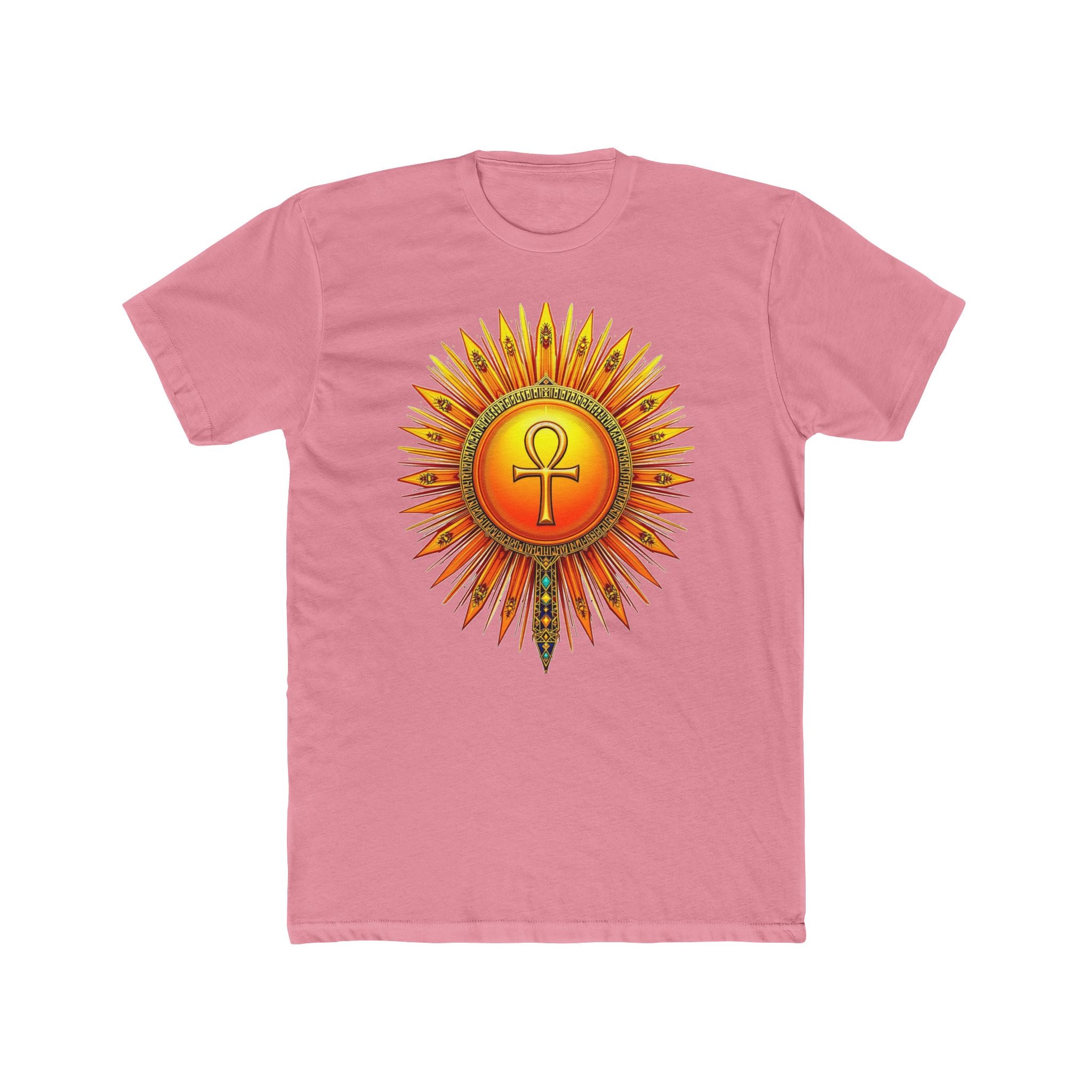 Sun Rays Ankh Colored - T-shirt