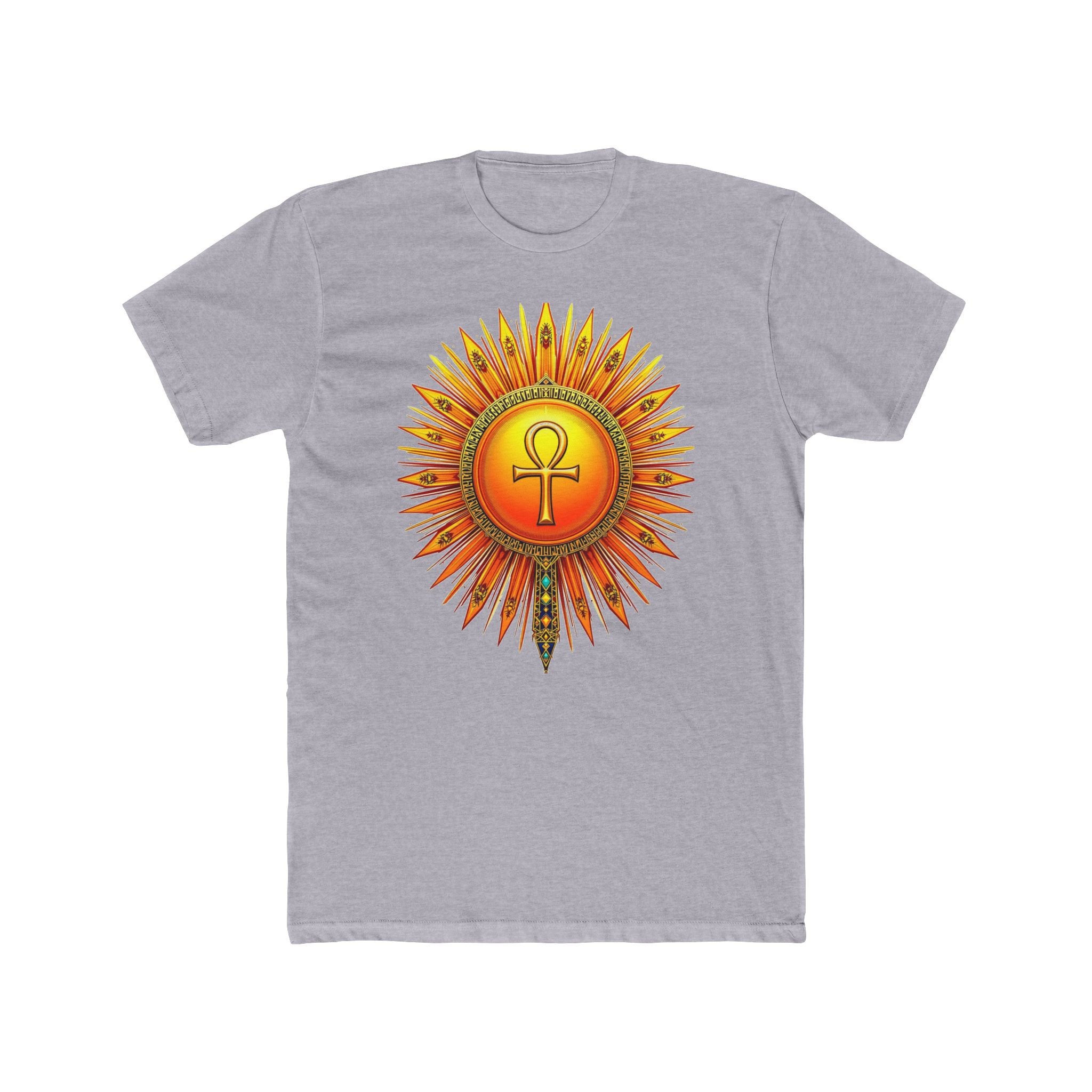 Sun Rays Ankh Colored - T-shirt