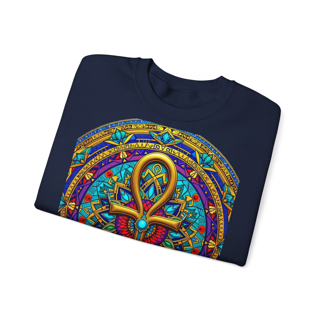 Mandala Ankh COLORED - Sweatshirt