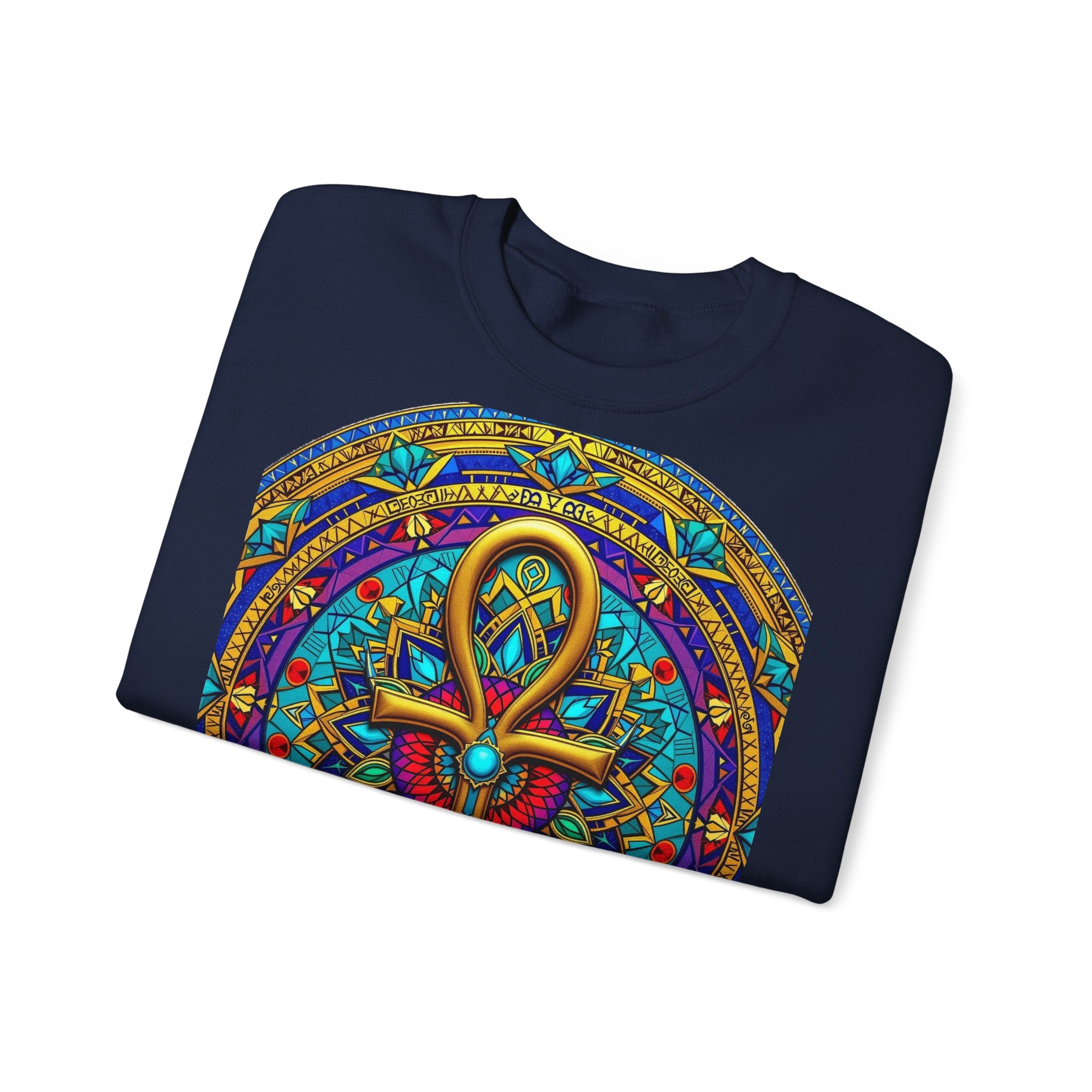 Mandala Ankh COLORED - Sweatshirt