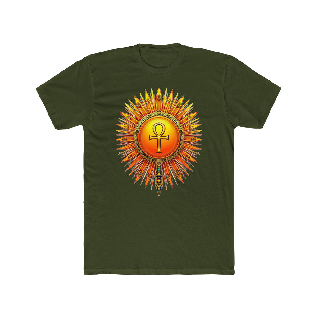 Sun Rays Ankh Colored - T-shirt