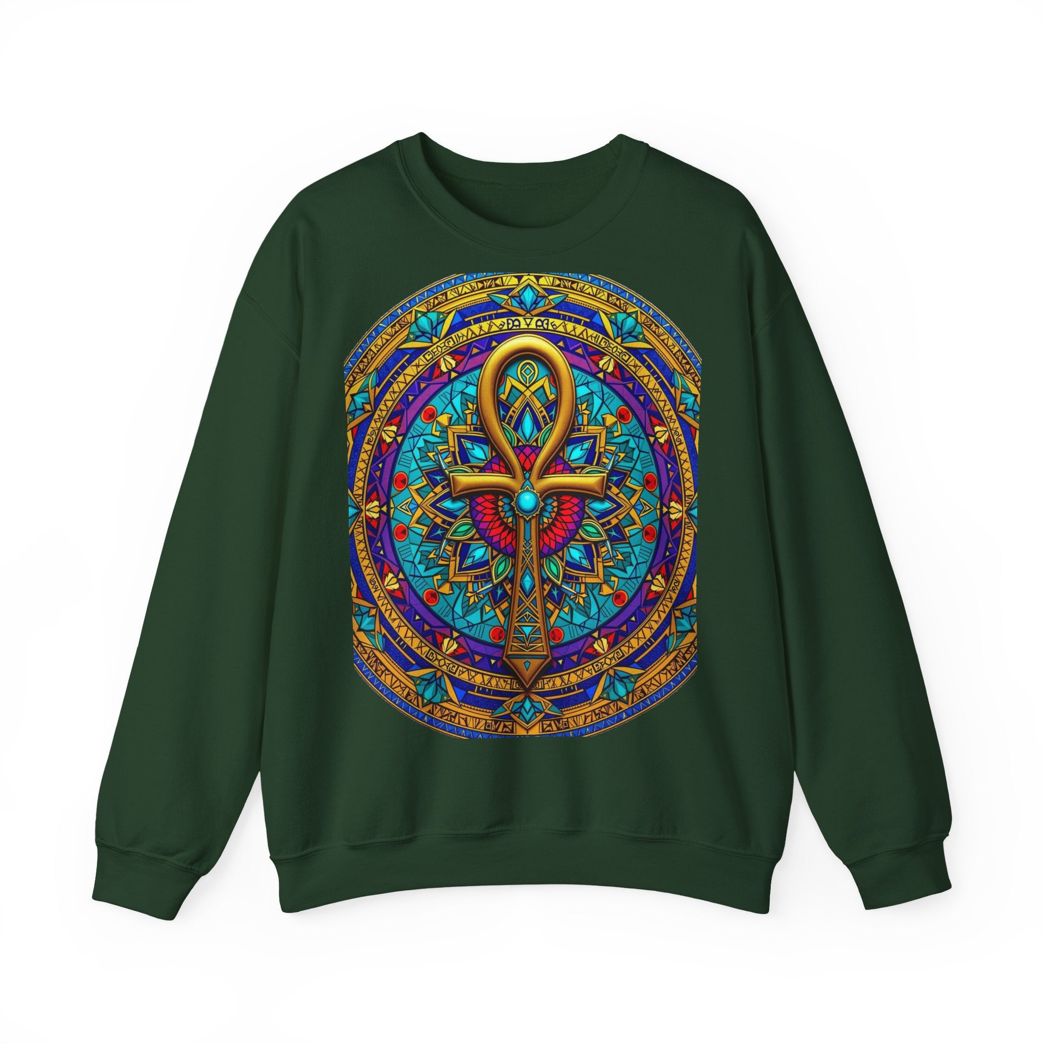 Mandala Ankh COLORED - Sweatshirt
