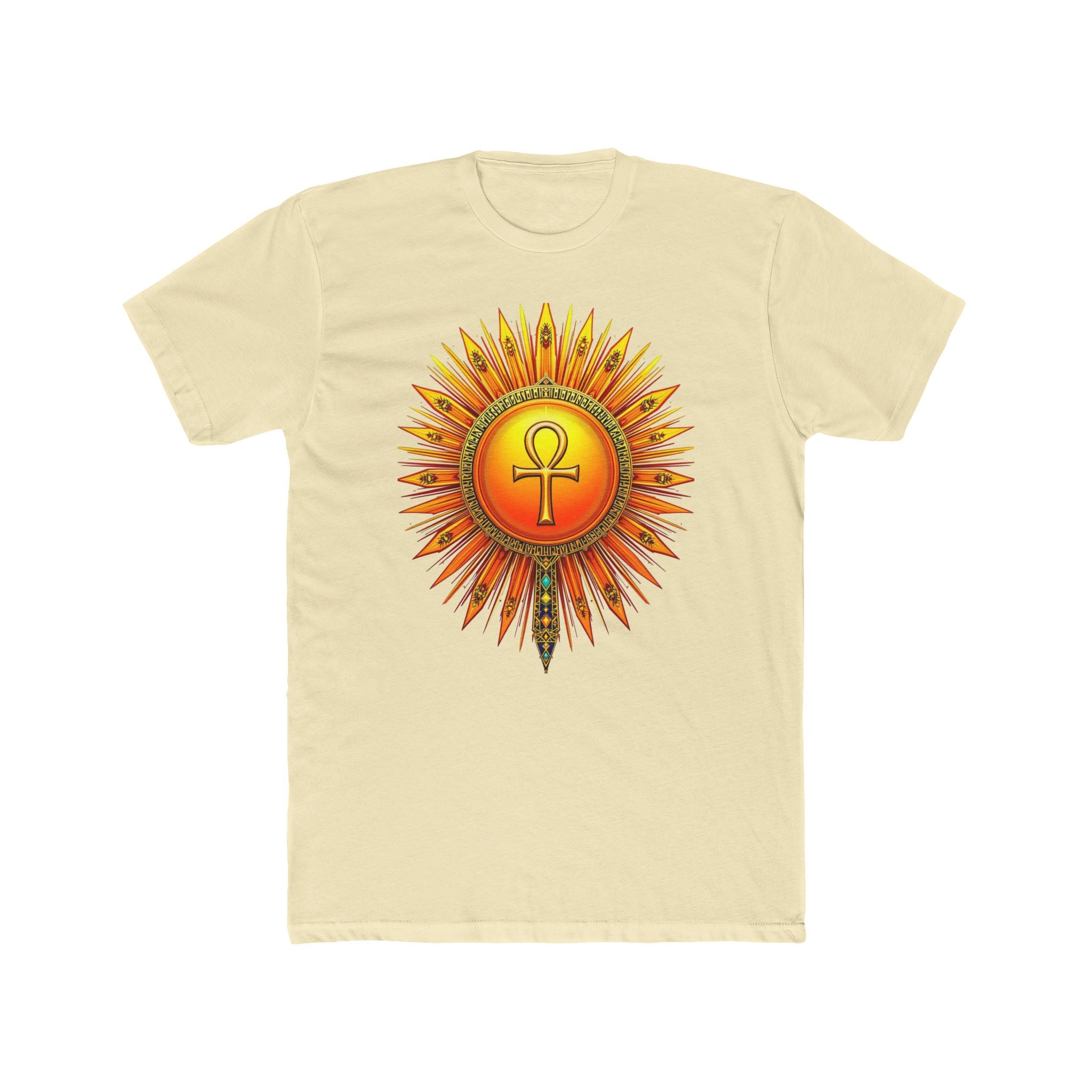 Sun Rays Ankh Colored - T-shirt