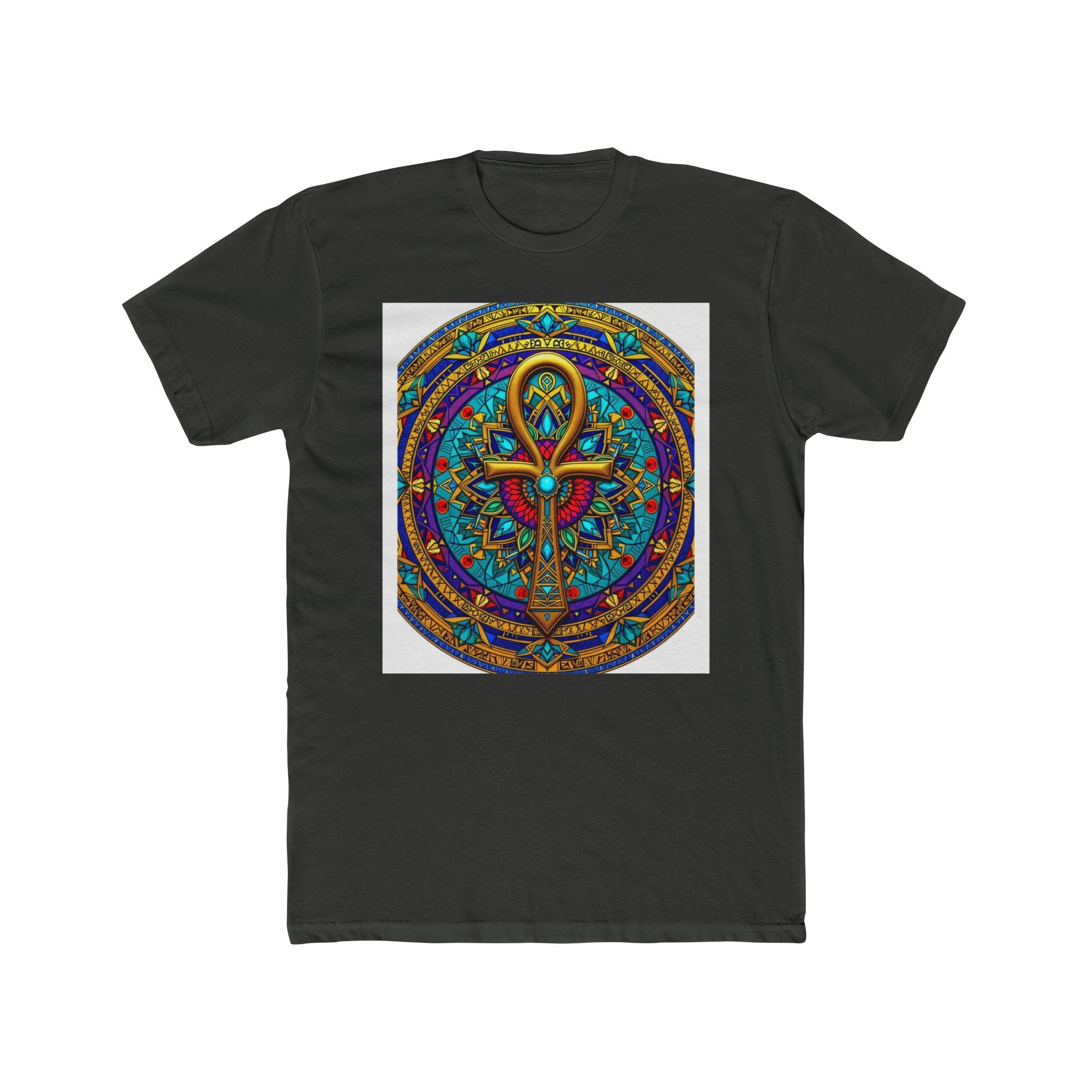 Mandala Ankh Colored - T-shirt