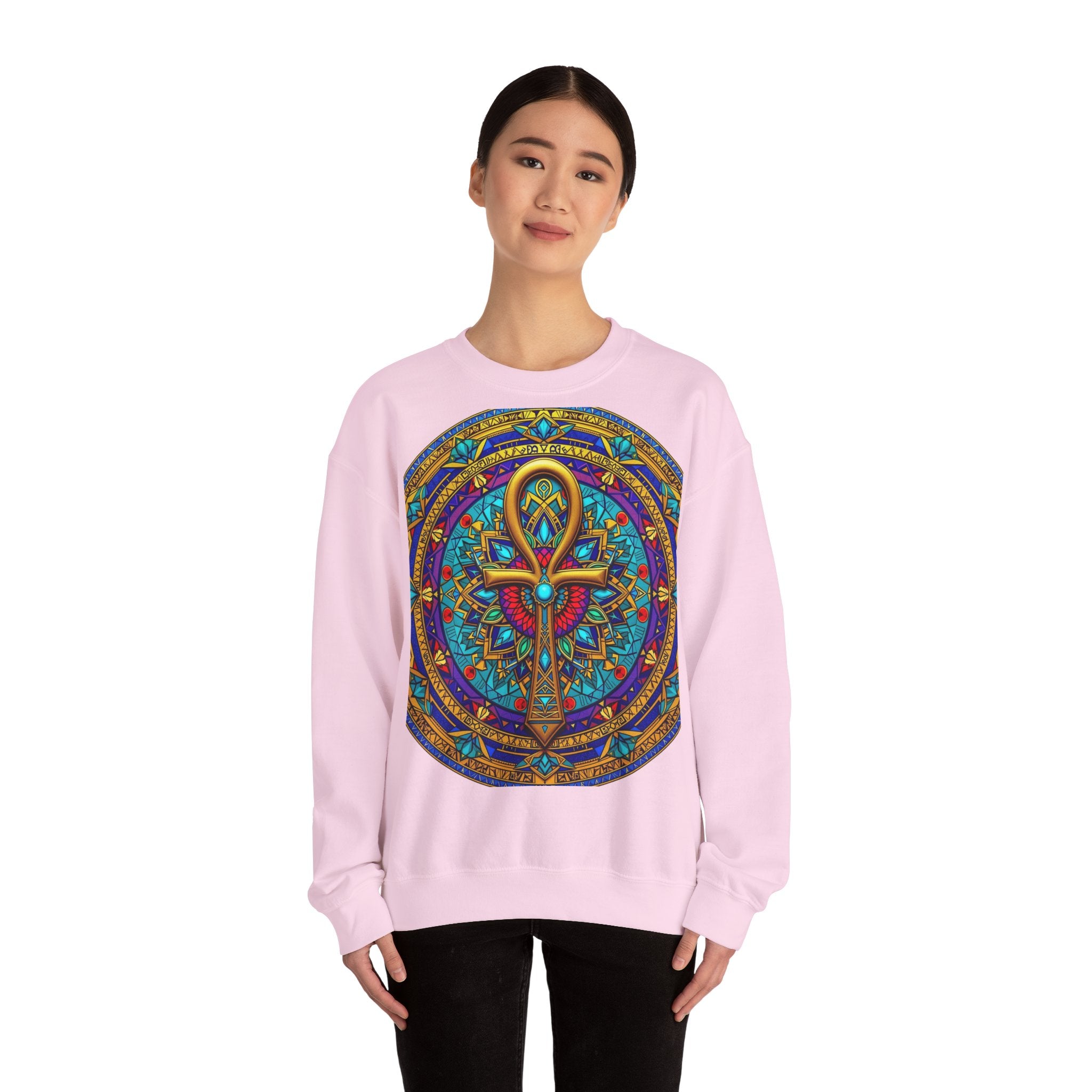 Mandala Ankh COLORED - Sweatshirt